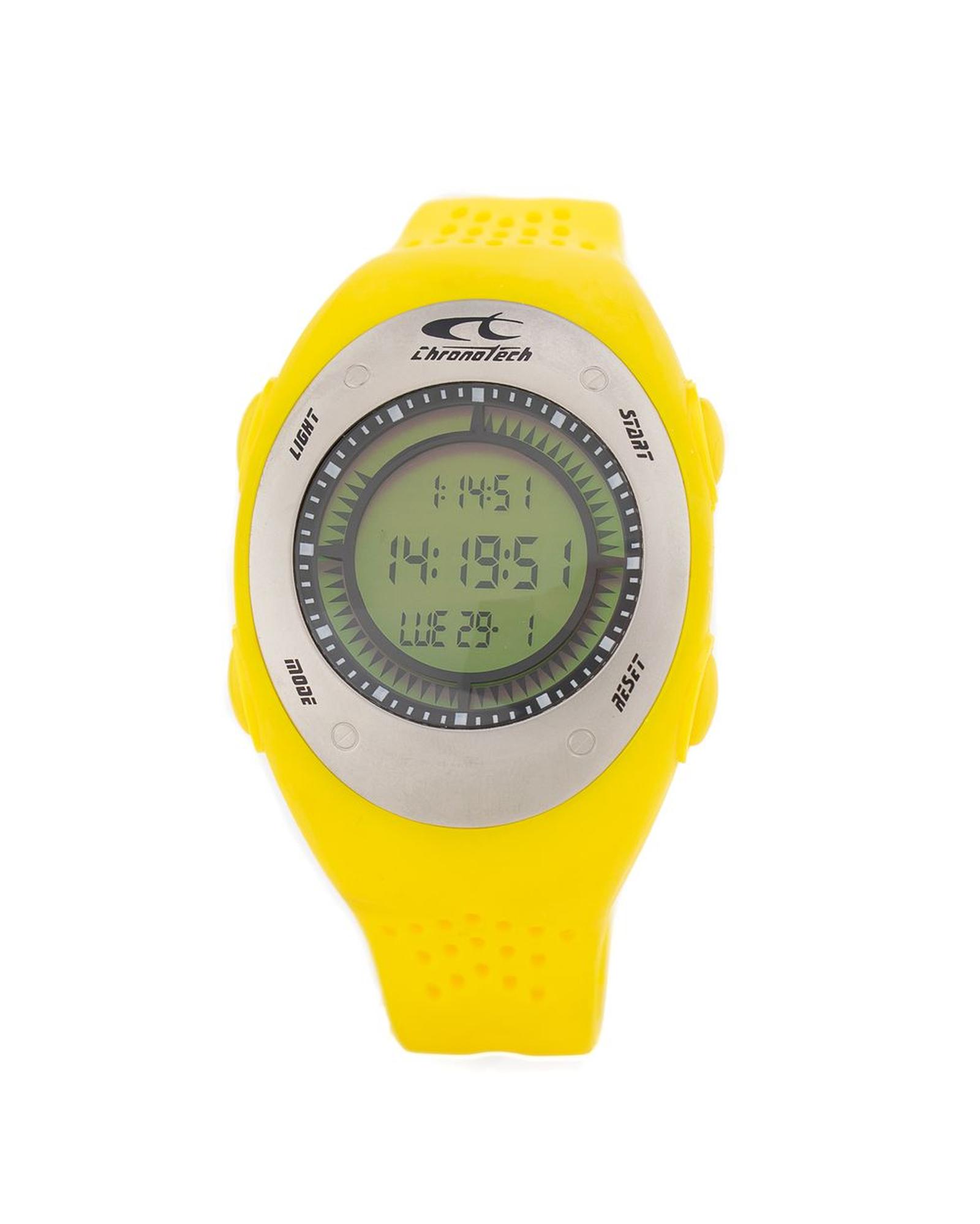 V539-CHCT732004AC-202506161725-00 Chronotech Unisex's Yellow Rubber Watch - One Size - Image 1