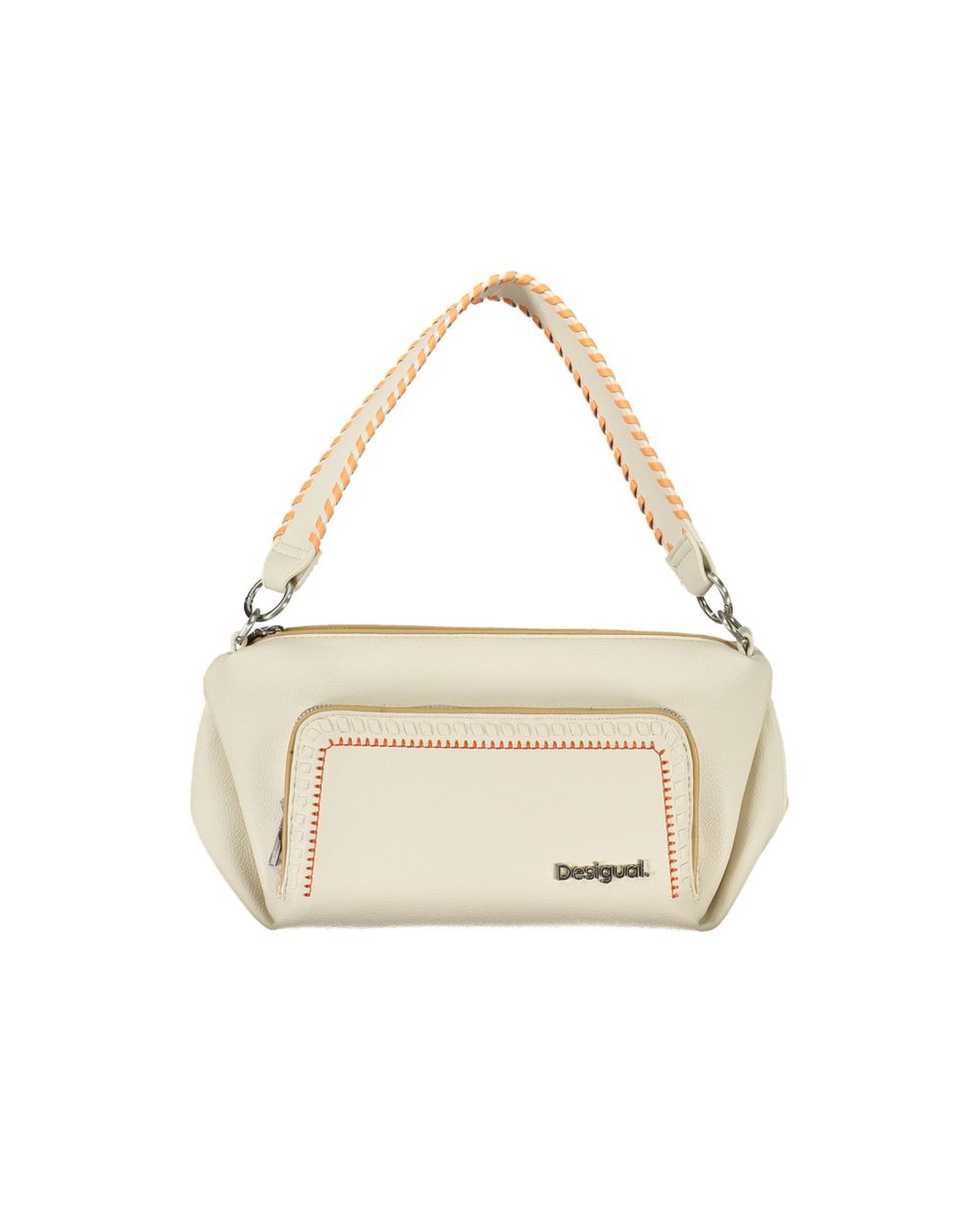V539-DE-26959-202506162122-00 Desigual Women's White Polyethylene Handbag - One Size - Image 1