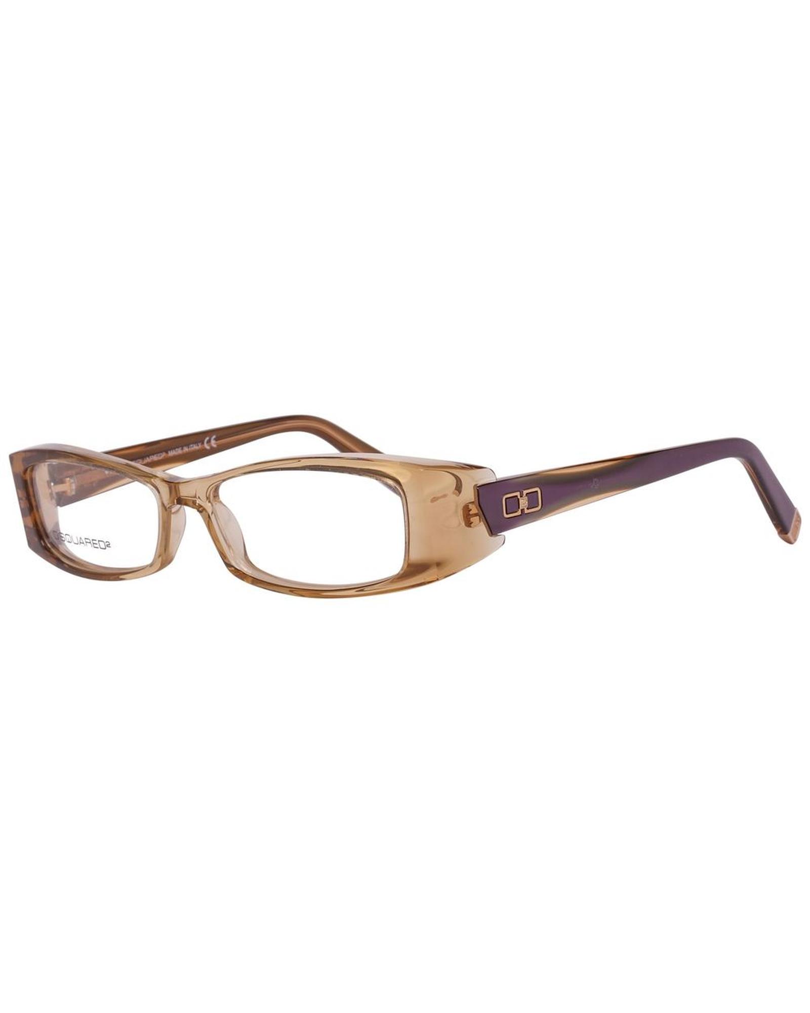 V539-DSDQ502004551AC-202506162012-00 Dsquared² Women's Brown Plastic Frames - One Size - Image 1