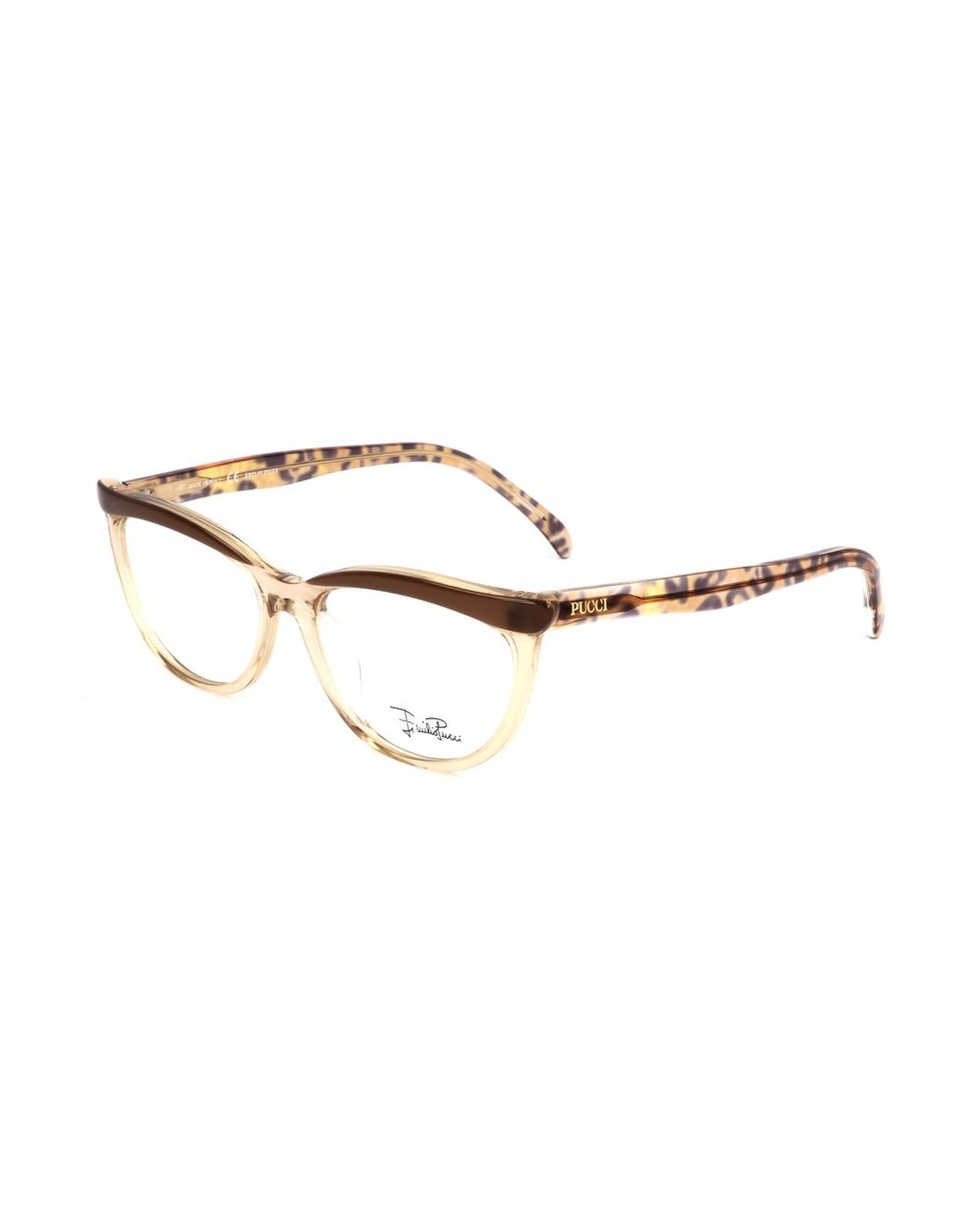V539-EPEP2681250AC-202506162146-00 Emilio Pucci Women's Brown Plastic Frames - One Size - Image 1