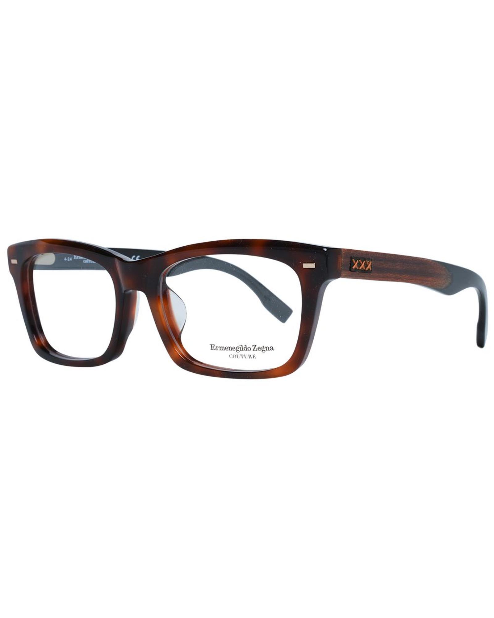 V539-ER-1038902-202506161932-00 Ermenegildo Zegna Men's Brown Optical Frames - One Size - Image 1