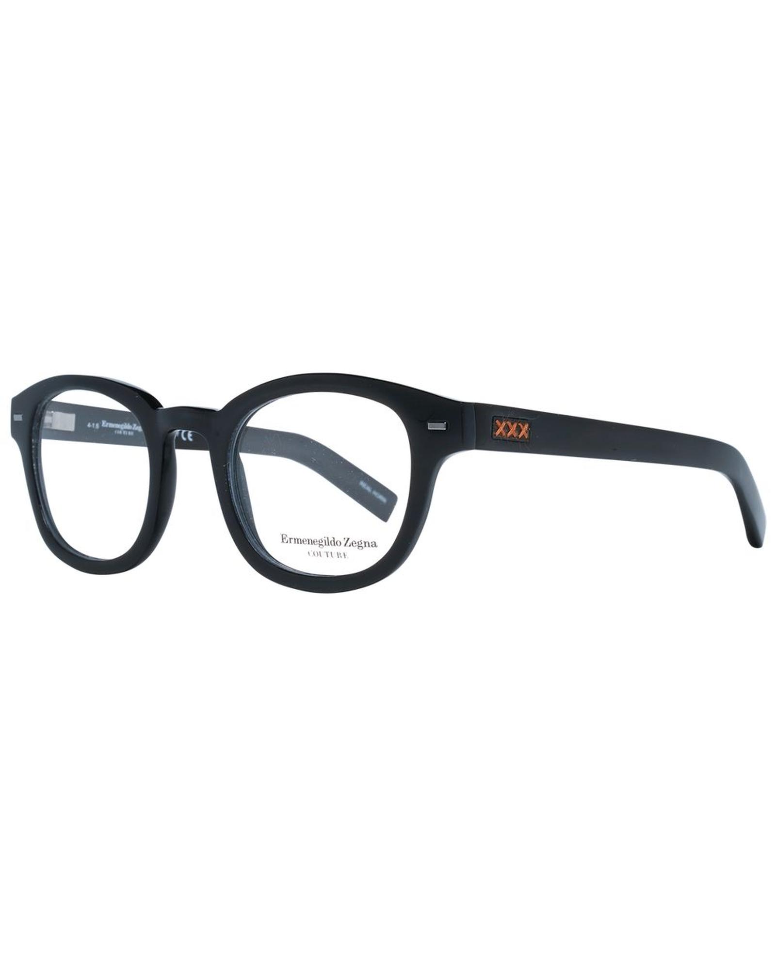 V539-ER-1038916-202506161945-00 Ermenegildo Zegna Men's Black Optical Frames - One Size - Image 1