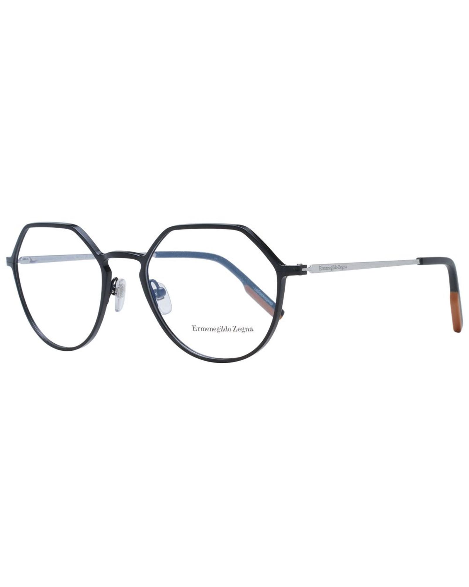 V539-ER-1053496-202506162010-00 Ermenegildo Zegna Men's Black Optical Frames - One Size - Image 1