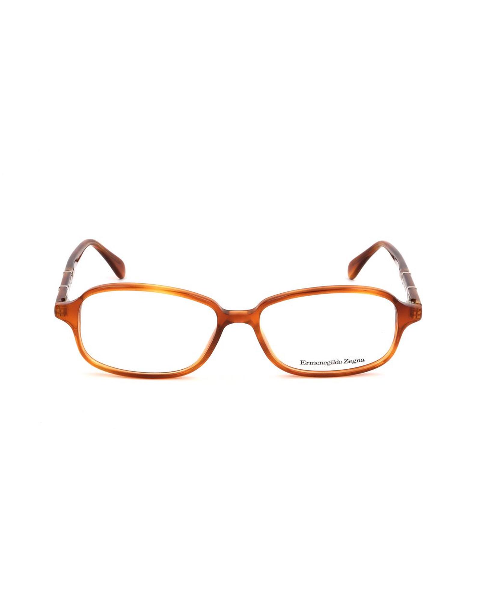 V539-EZVZ35010711AC-202506162330-00 Ermenegildo Zegna Unisex's Brown Plastic Frames - One Size - Image 1