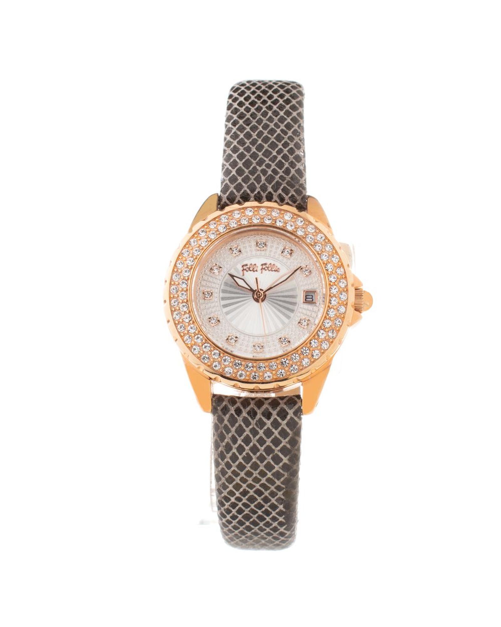 V539-FFWF1B006STMAC-202506170046-00 Folli Follie Women's Gray Leather Watch - One Size - Image 1