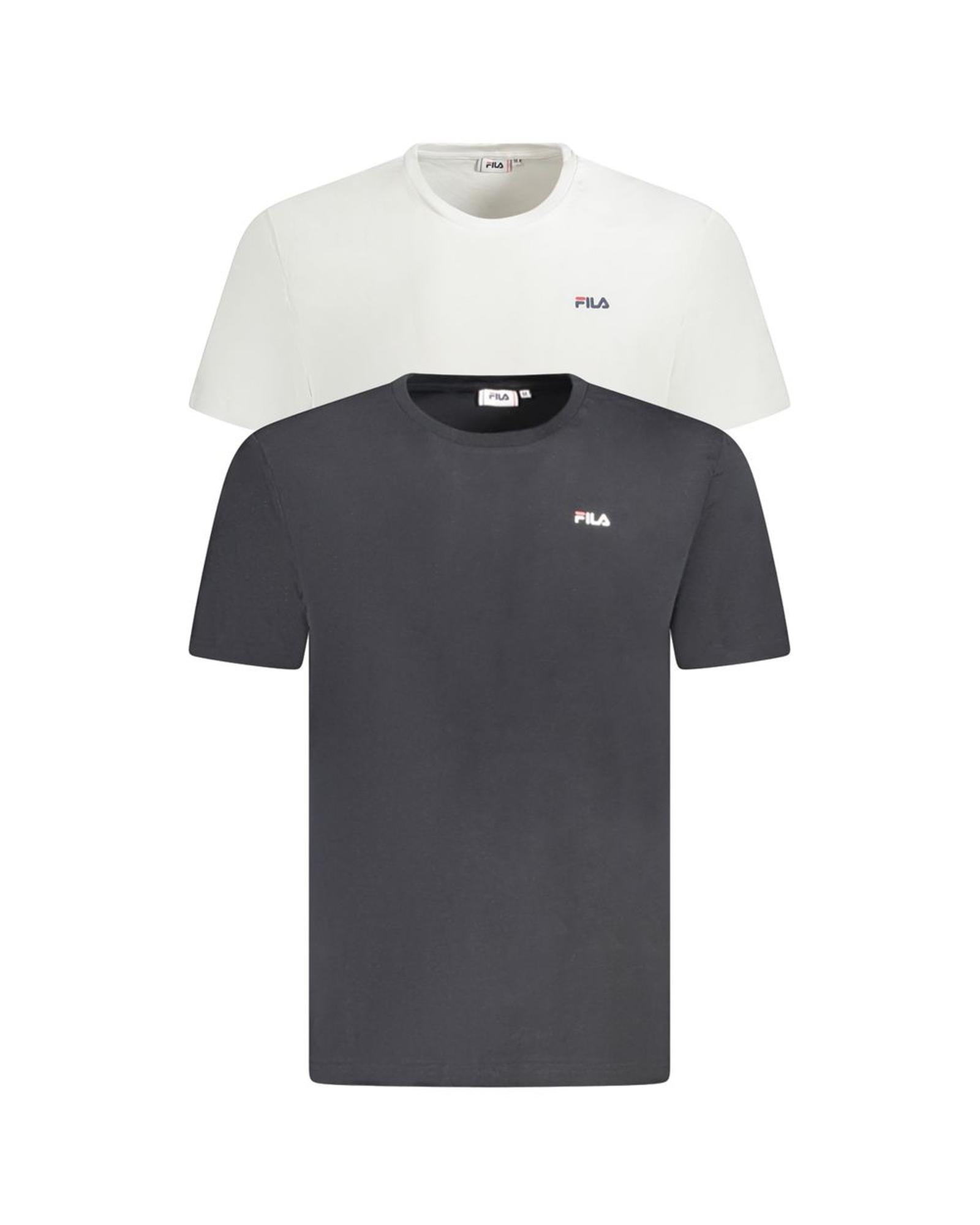 V539-FI-35317-S-202506170136-00 Fila Men's White Cotton T-Shirt - S - Image 1