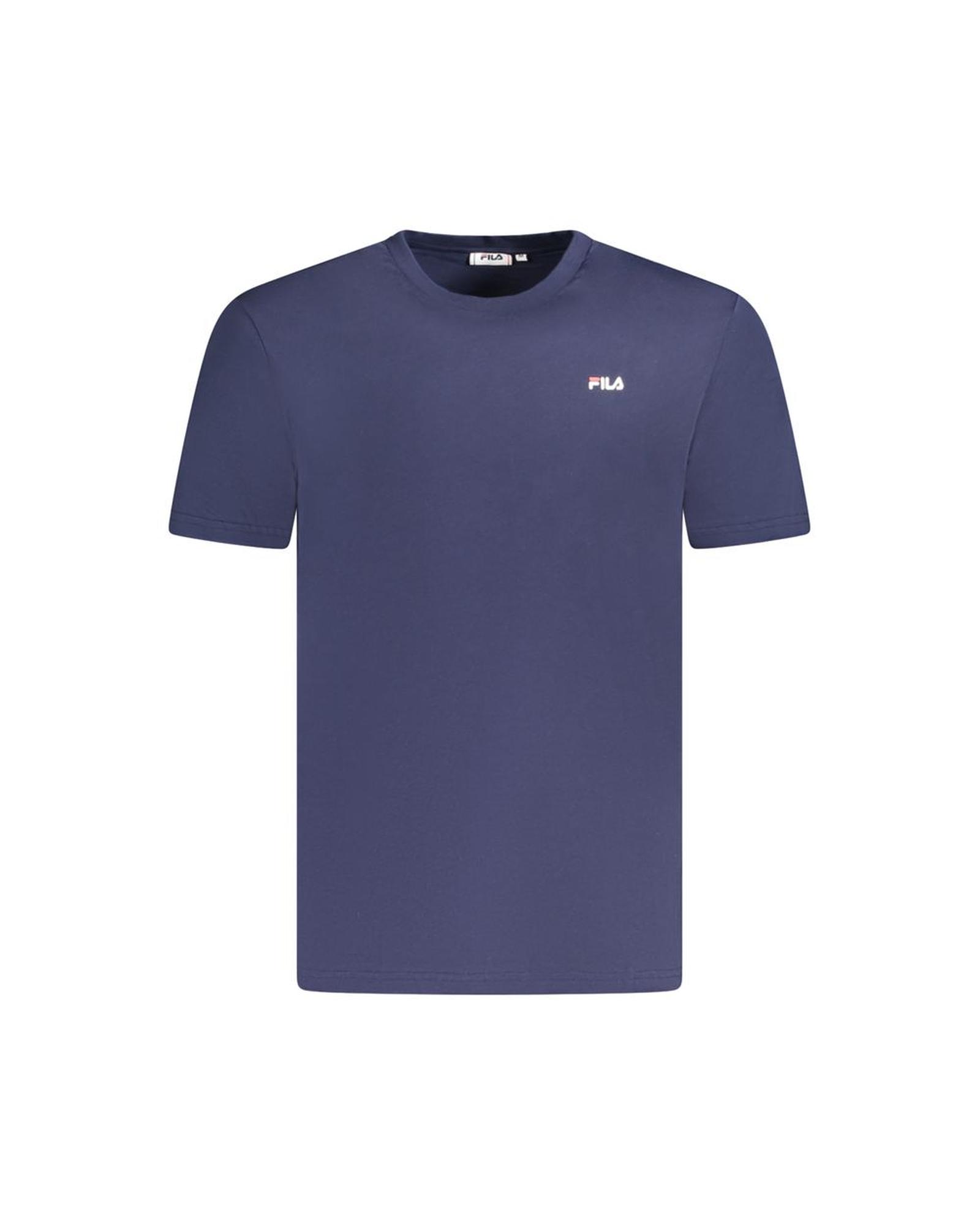 V539-FI-35391-S-202506170140-00 Fila Men's Blue Cotton T-Shirt - S - Image 1