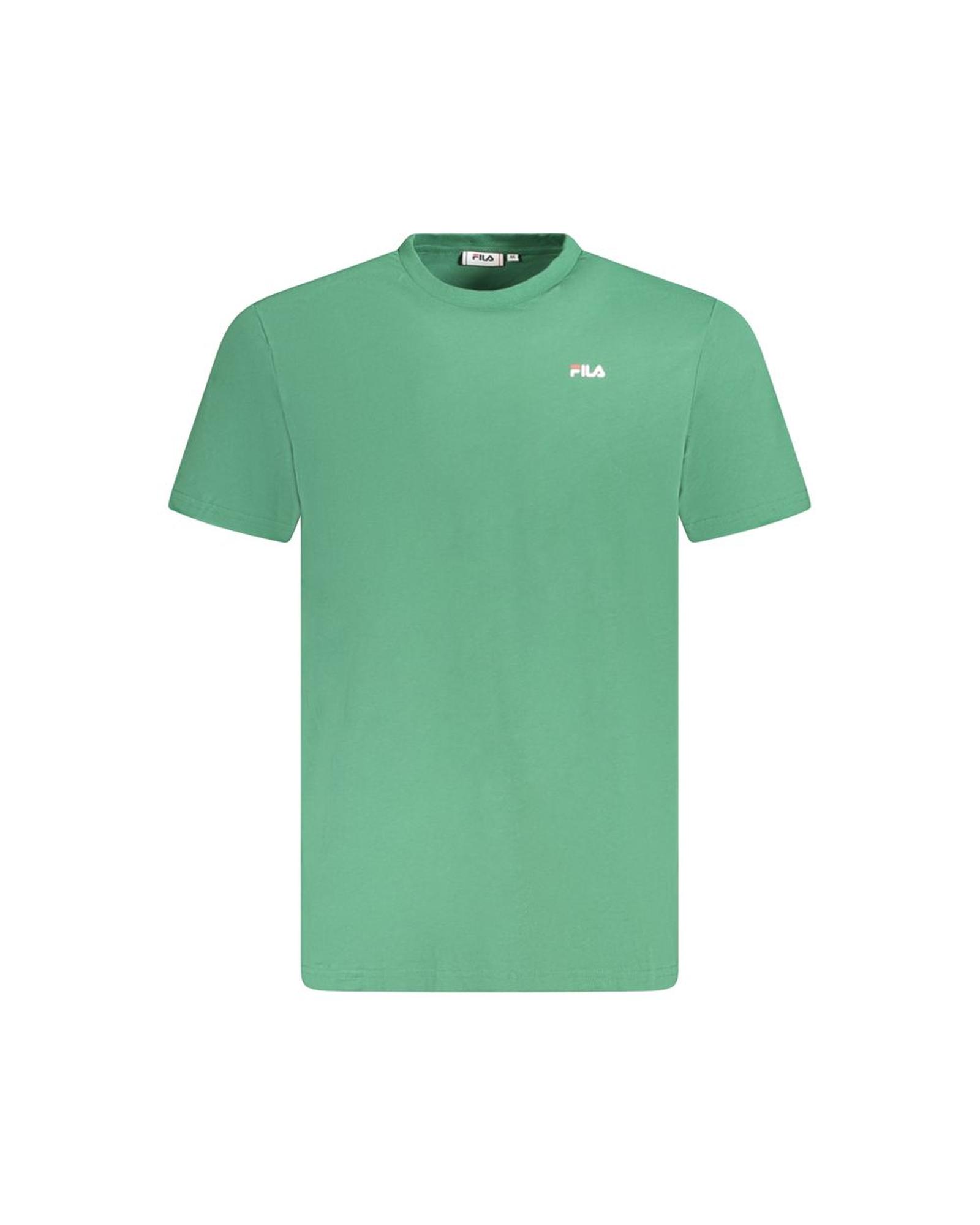 V539-FI-35393-XL-202506170142-00 Fila Men's Green Cotton T-Shirt - XL - Image 1