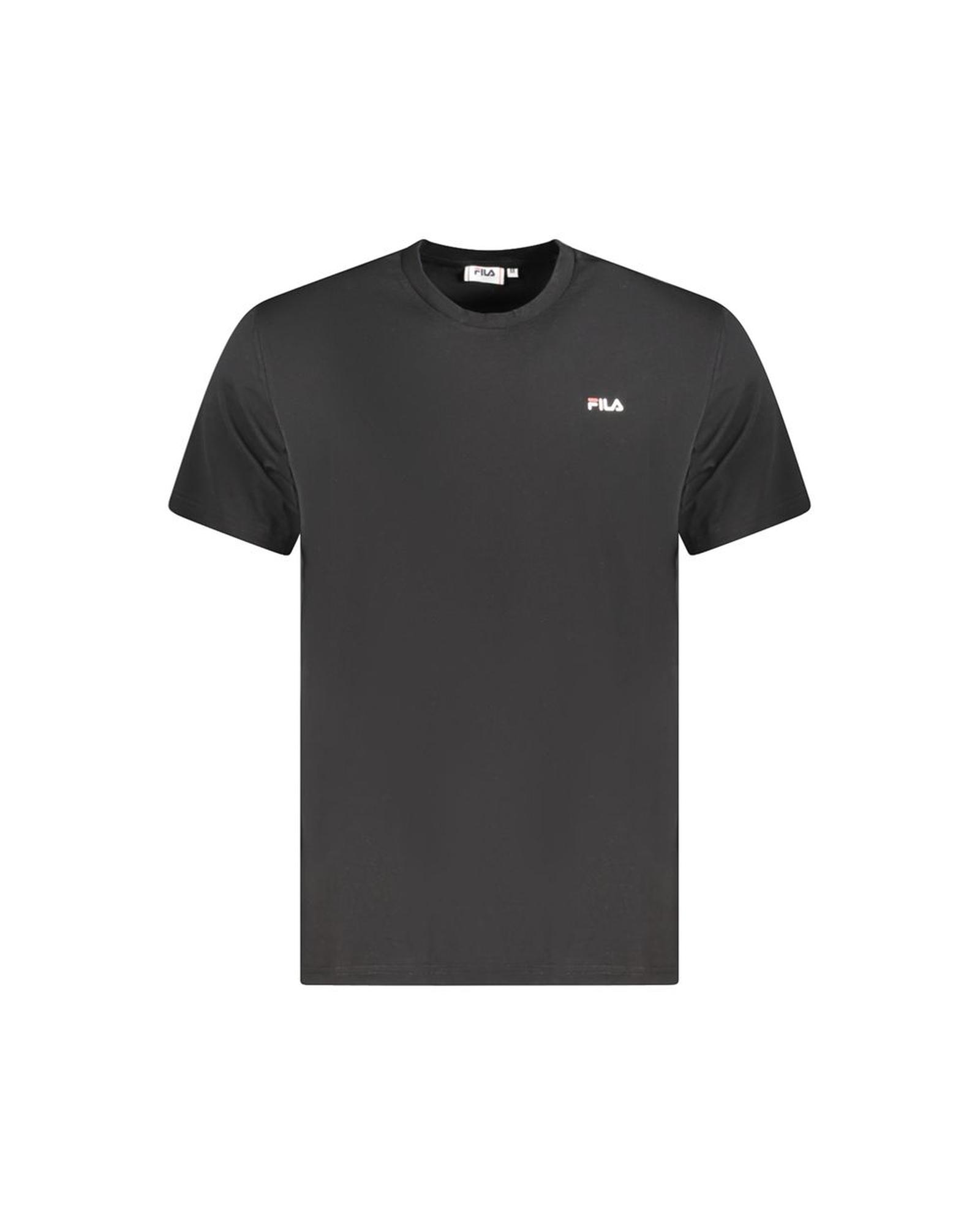 V539-FI-35406-S-202506162242-00 Fila Men's Black Cotton T-Shirt - S - Image 1