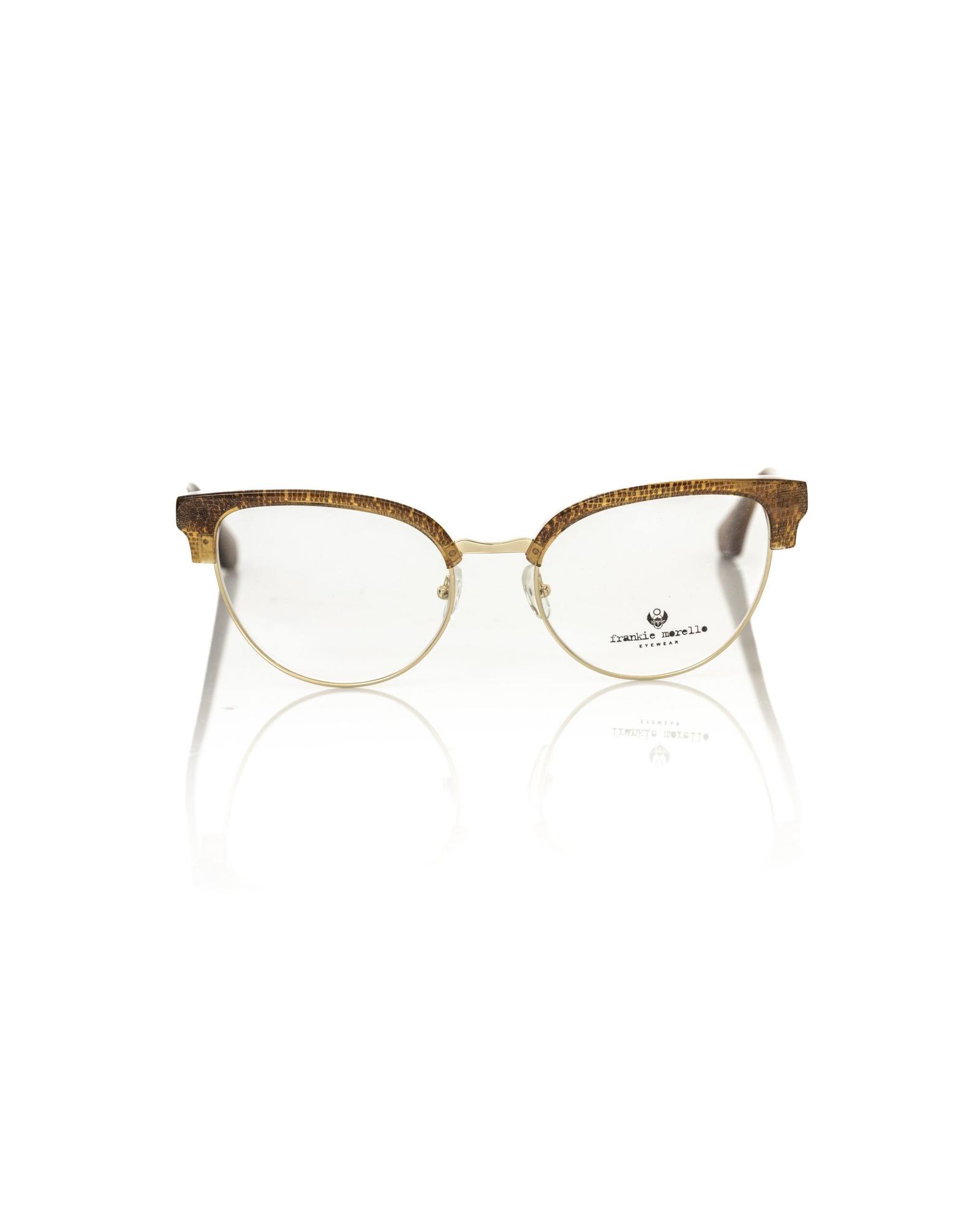 V539-FR-22110-202506162332-00 Frankie Morello Women's Glitter-Trimmed Clubmaster Eyeglasses - One Size - Image 1