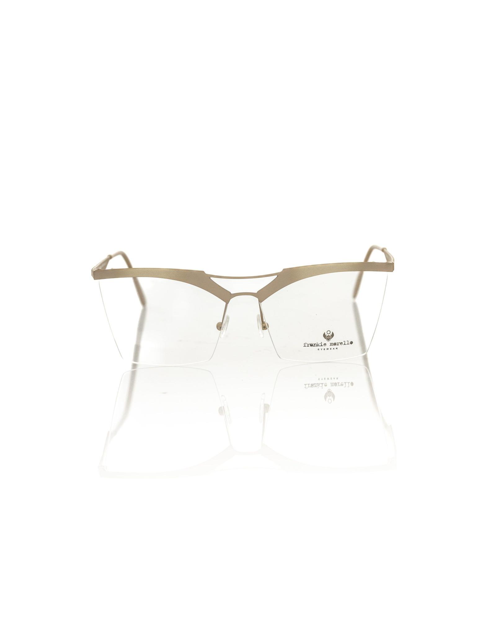 V539-FR-22116-202506162337-00 Frankie Morello Women's Glitter Brown Clubmaster Eyeglass Frames - One Size - Image 1