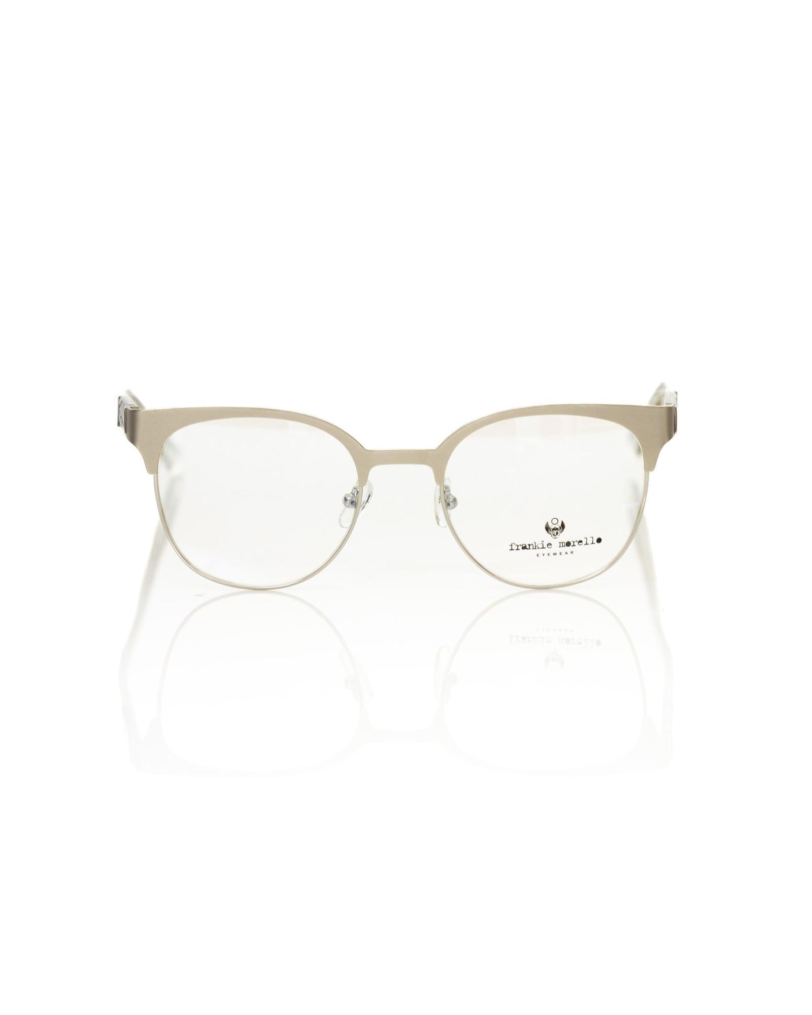 V539-FR-22120-202506162340-00 Frankie Morello Women's Geometric Pattern Clubmaster Eyeglasses - One Size - Image 1