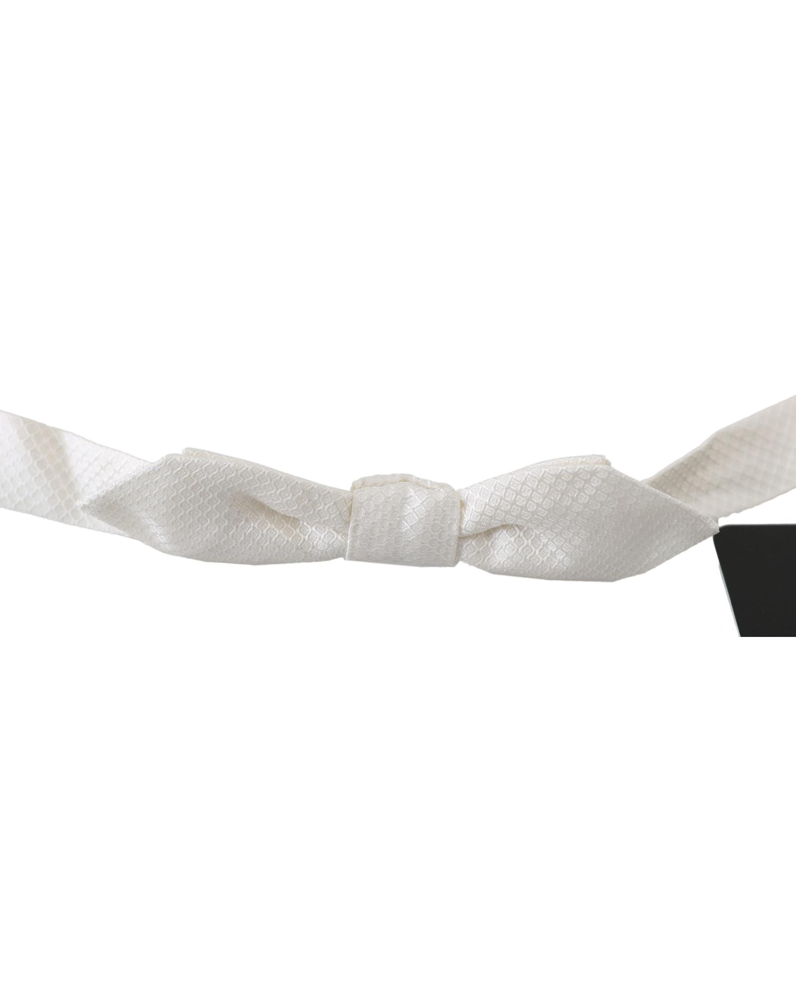 V539-FT1018-202509010725-00 Dolce & Gabbana Exclusive Silk Bow Tie One Size Men - Image 1