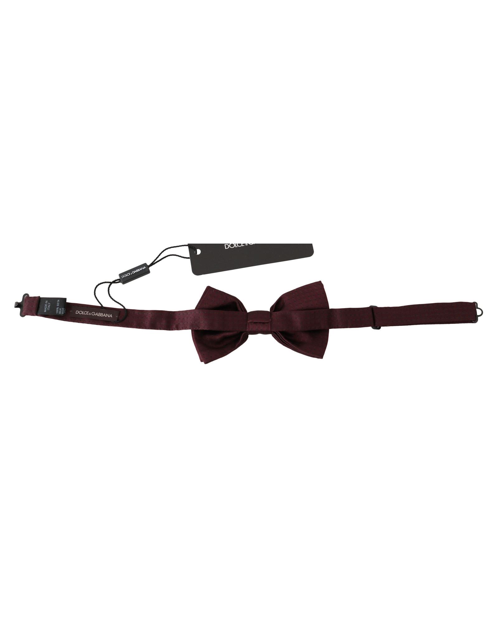 V539-FT1025-202508311925-00 Dolce & Gabbana Exclusive Polka Dot Bow Tie One Size Men - Image 1