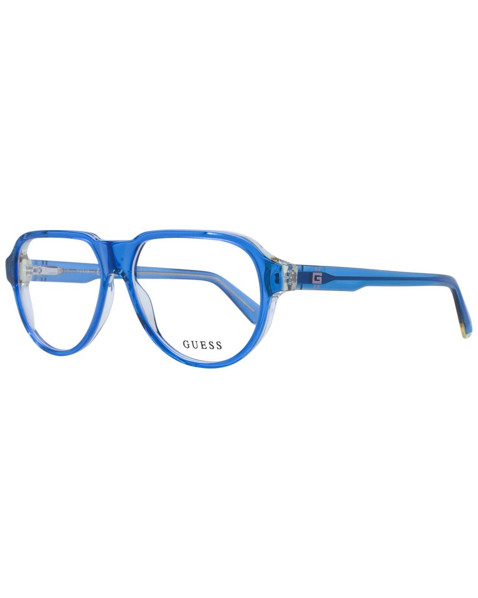 V539-GU-1030417-202506170122-00 Guess Men's Blue Optical Frames - One Size - Image 1