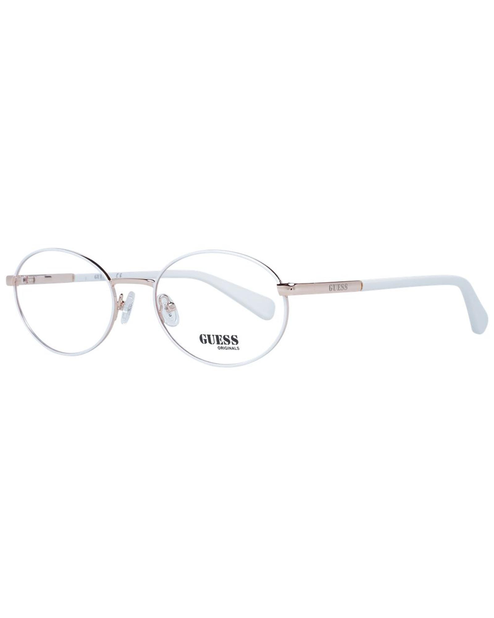V539-GU-1046206-202506162235-00 Guess Unisex's White Unisex Optical Frames - One Size - Image 1