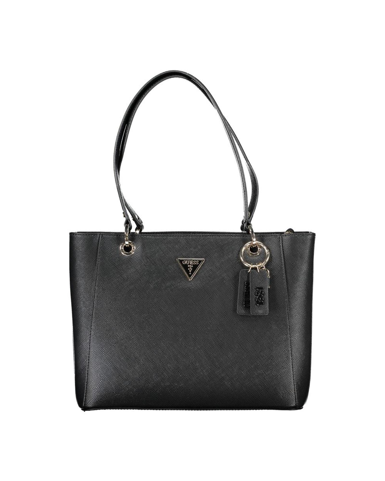 V539-GU-21780-202506162327-00 Guess Jeans Women's Black Polyethylene Handbag - One Size - Image 1