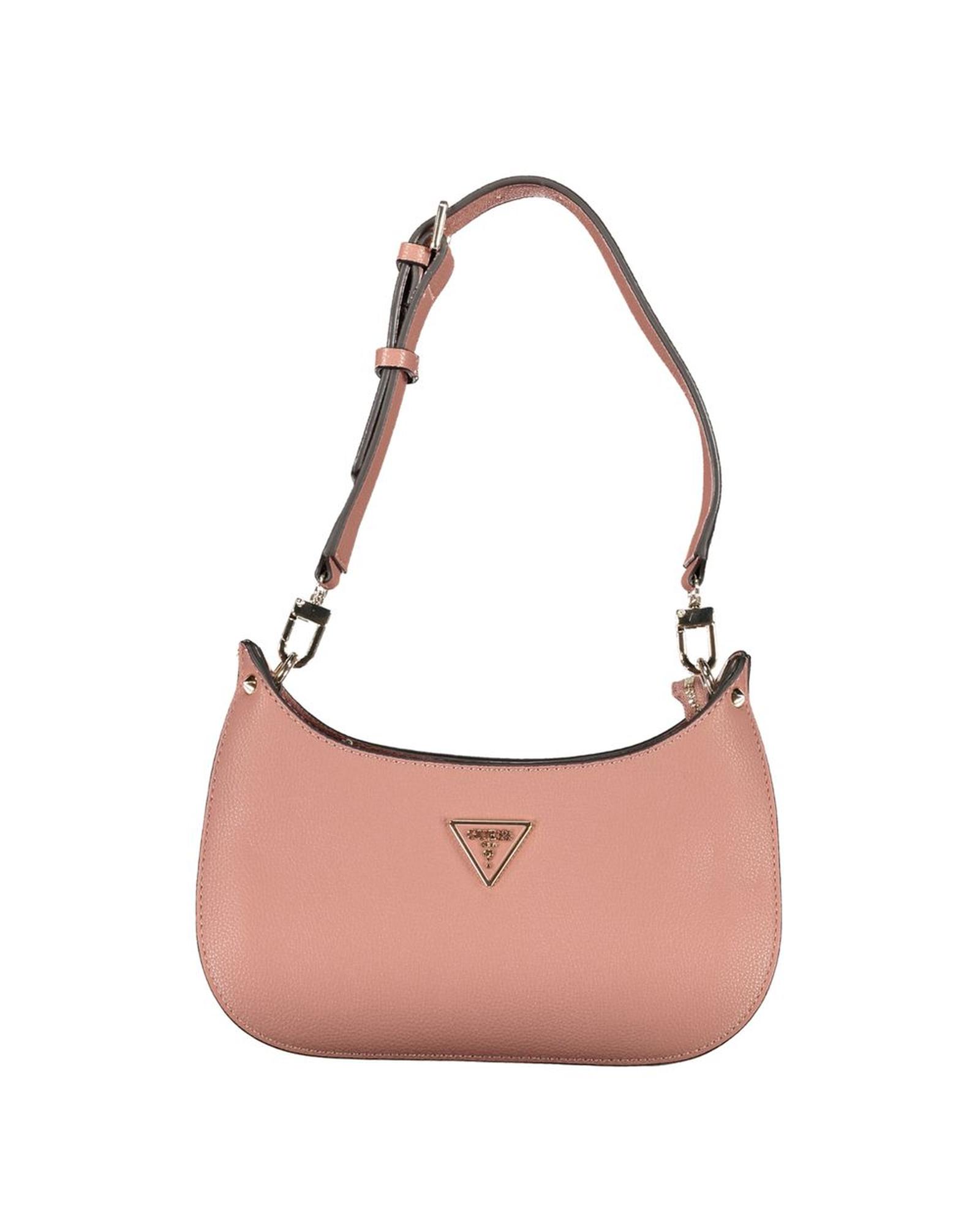 V539-GU-23611-202506162337-00 Guess Jeans Women's Pink Polyethylene Handbag - One Size - Image 1