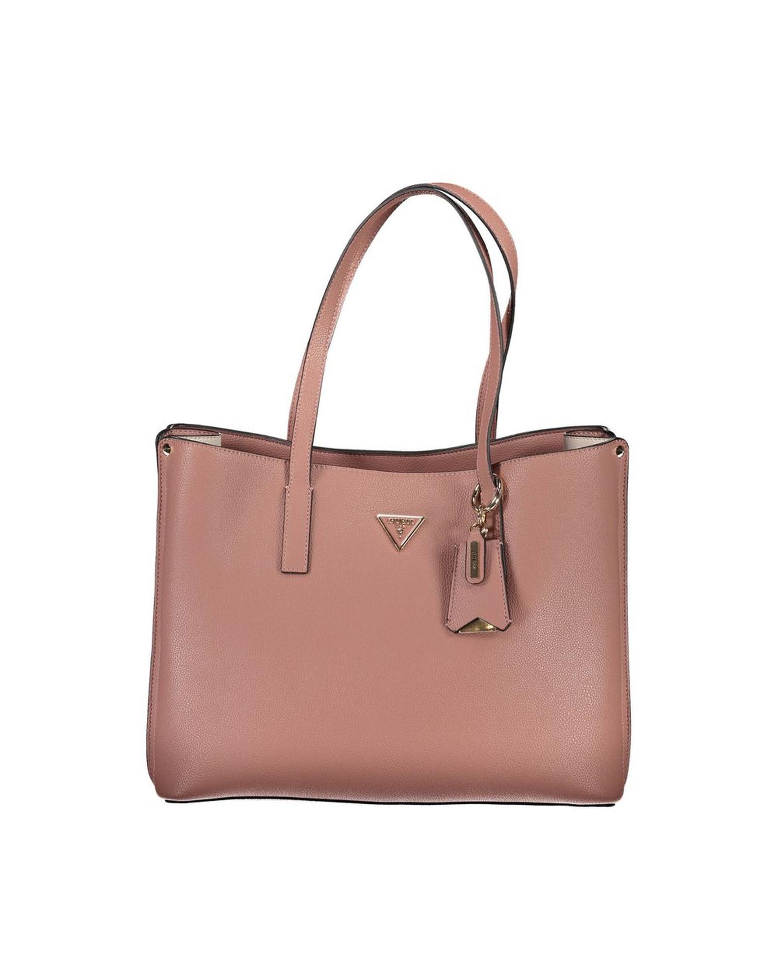 V539-GU-26324-202506162341-00 Guess Jeans Women's Pink Polyethylene Handbag - One Size - Image 1