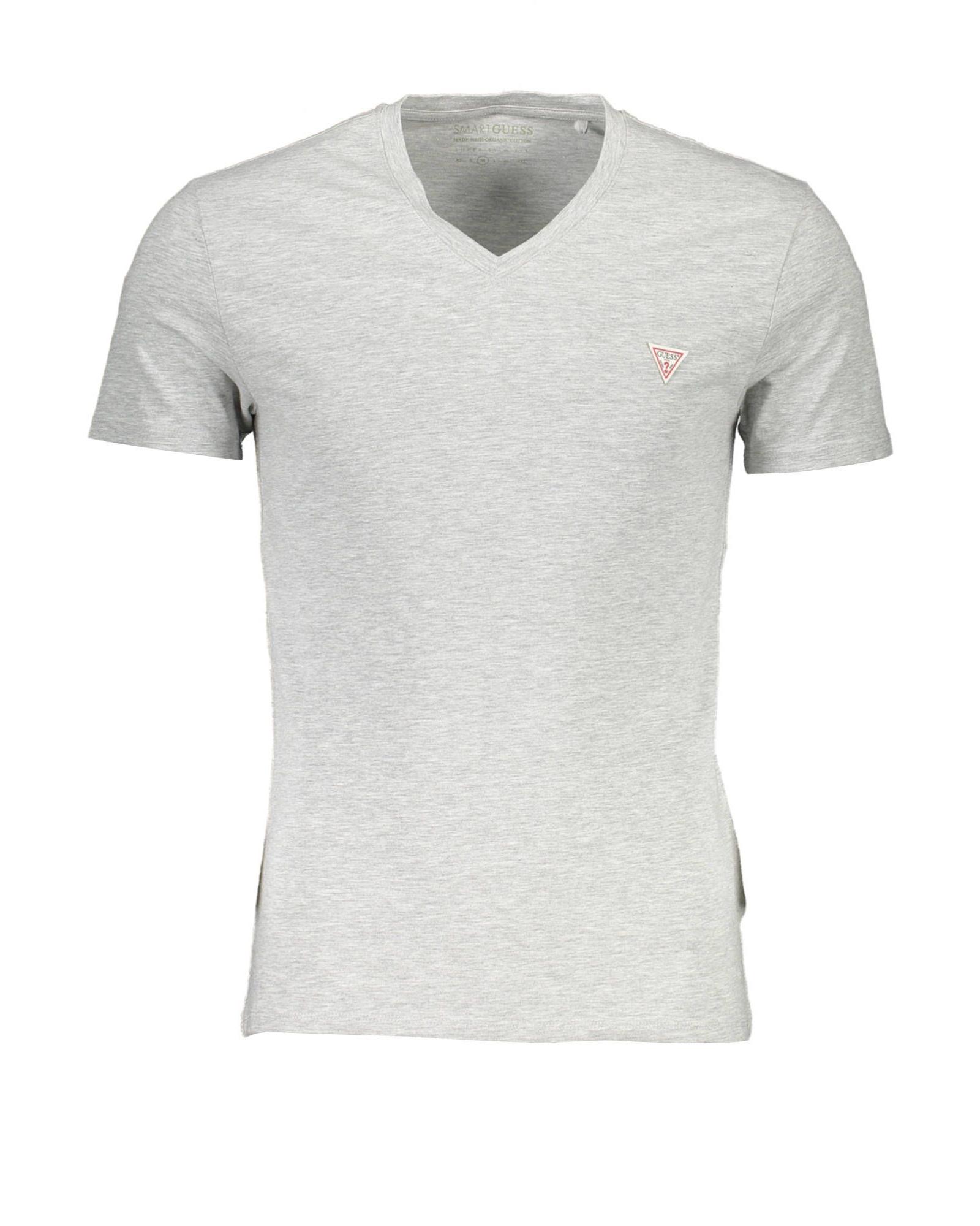 V539-GU-4158-XXL-202506170020-00 Guess Jeans Men's Sleek V-Neck Slim Fit Tee - 2XL - Image 1