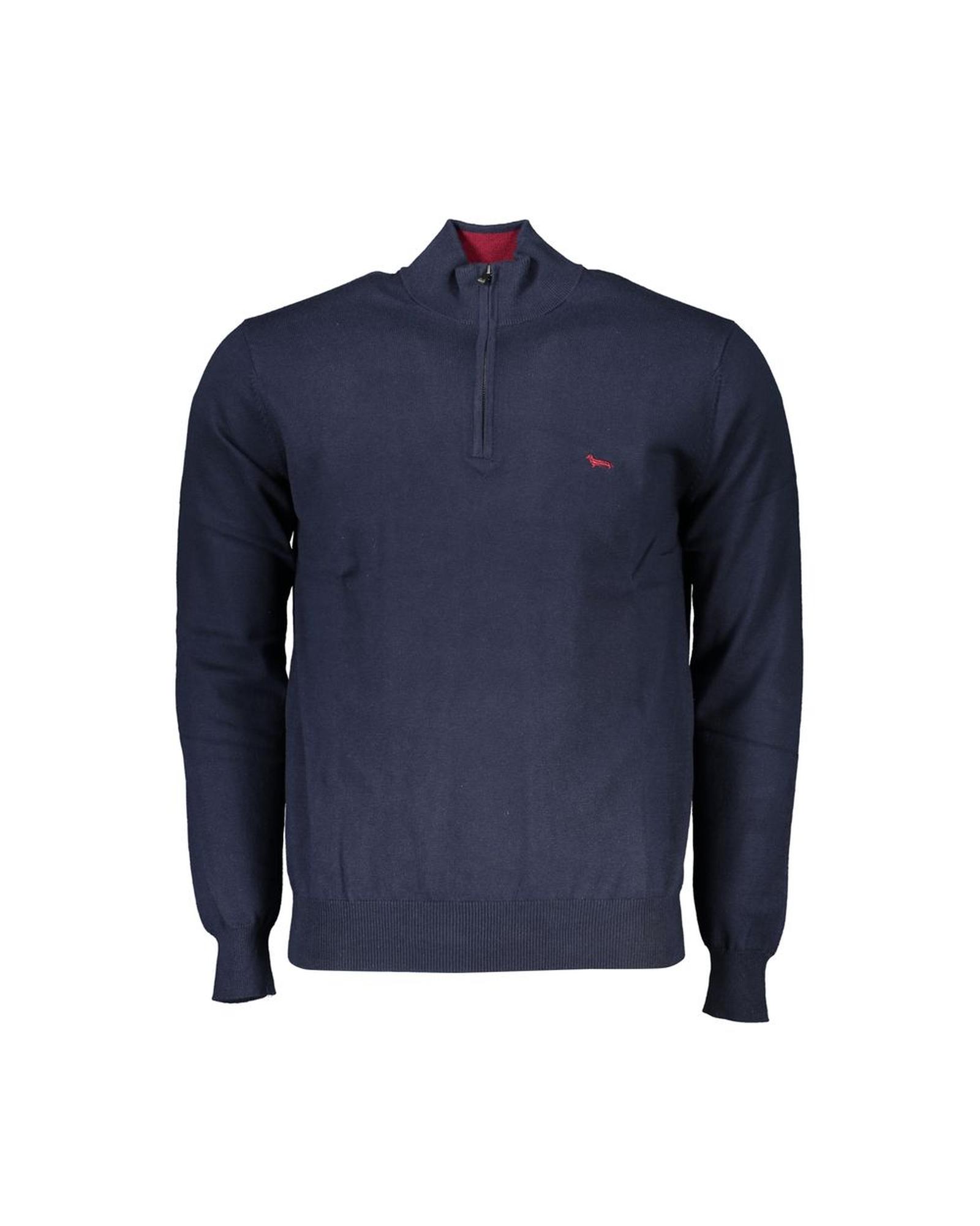 V539-HA-23571-XXL-202506170253-00 Harmont & Blaine Men's Blue Cotton Sweater - 2XL - Image 1