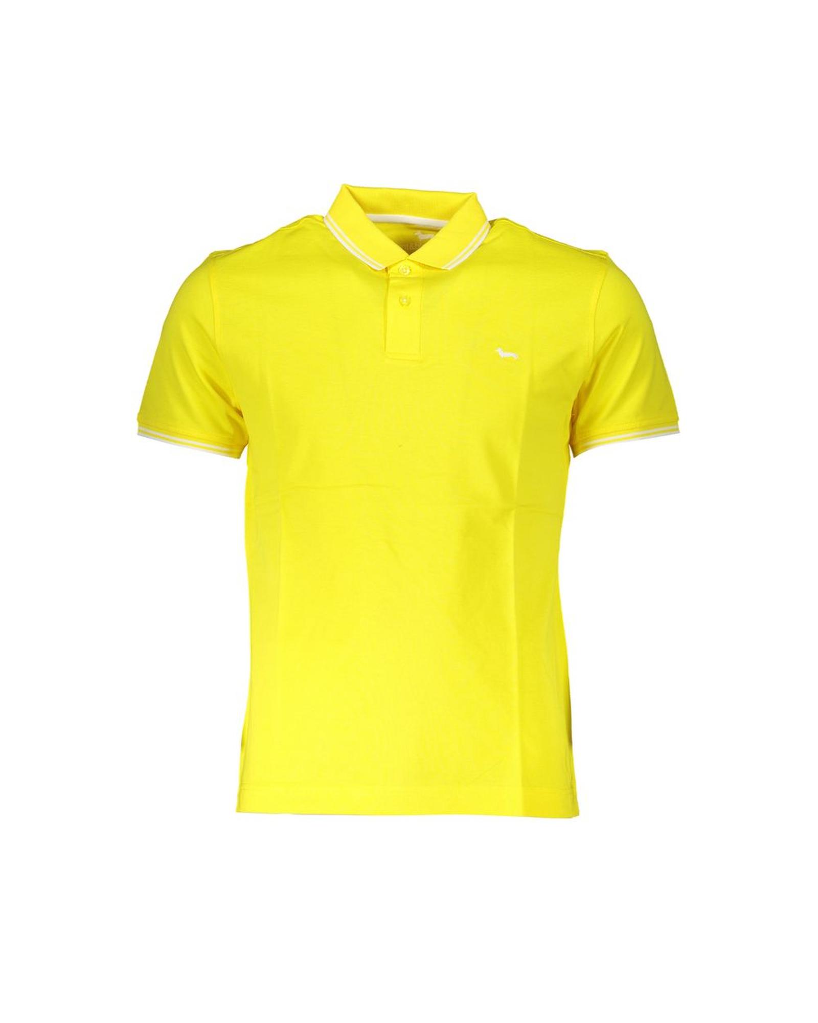 V539-HA-28216-XL-202506170330-00 Harmont & Blaine Men's Yellow Cotton Polo Shirt - XL - Image 1