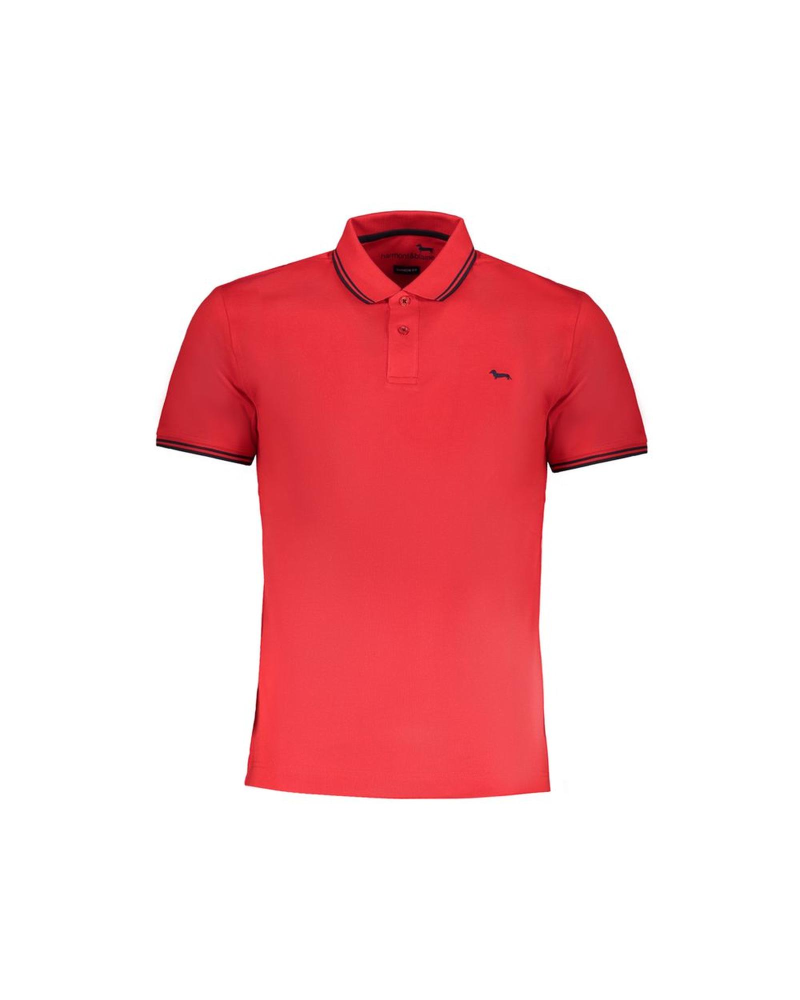 V539-HA-29112-XL-202506170346-00 Harmont & Blaine Men's Pink Cotton Polo Shirt - XL - Image 1