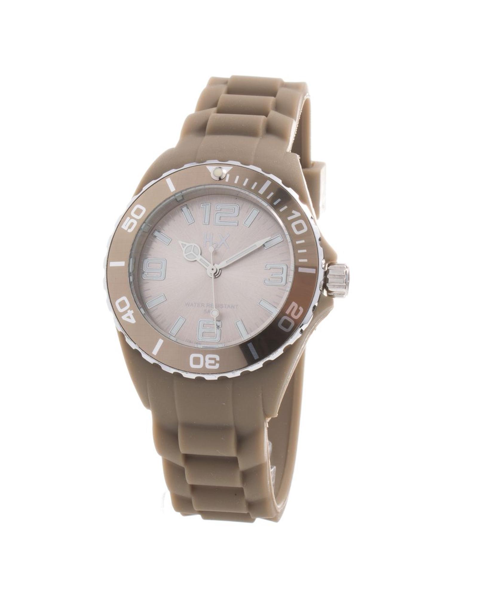 V539-HASM382DM3AC-202506170436-00 Haurex Women's Brown Rubber Watch - One Size - Image 1