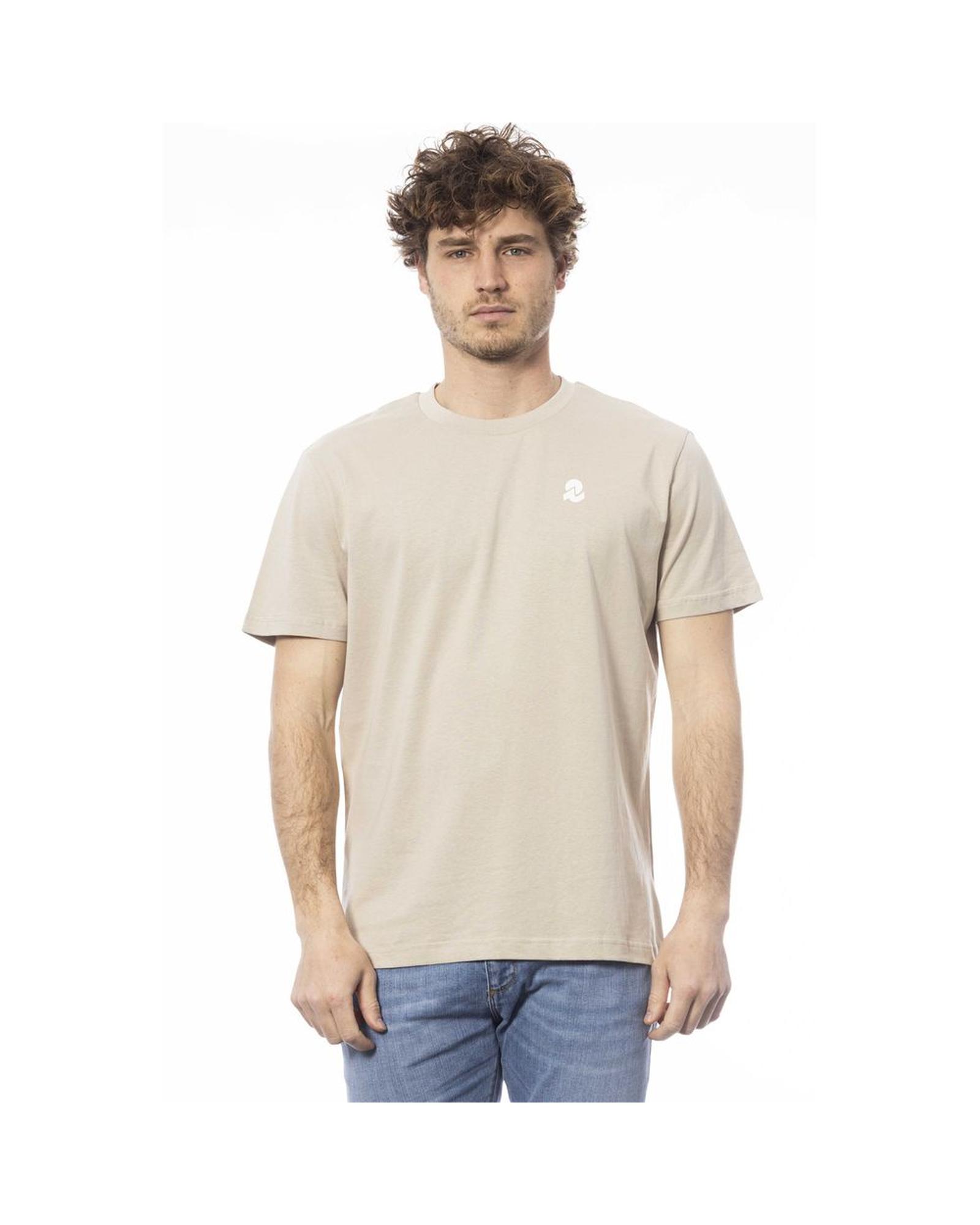 V539-IN-24039-M-171136-00 Invicta Men's Beige Cotton T-Shirt - M - Image 1