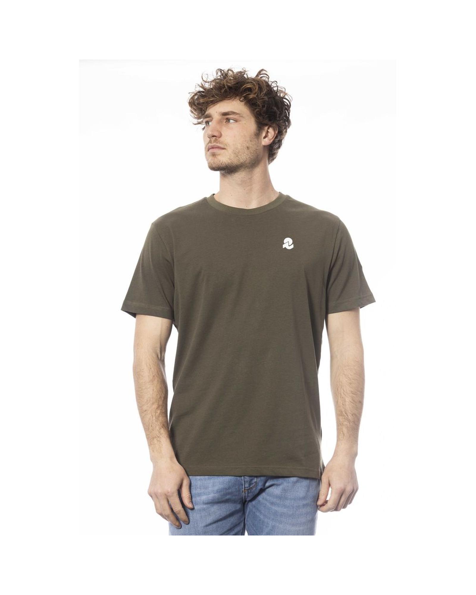 V539-IN-24044-M-202506111930-00 Invicta Men's Green Cotton T-Shirt - M - Image 1