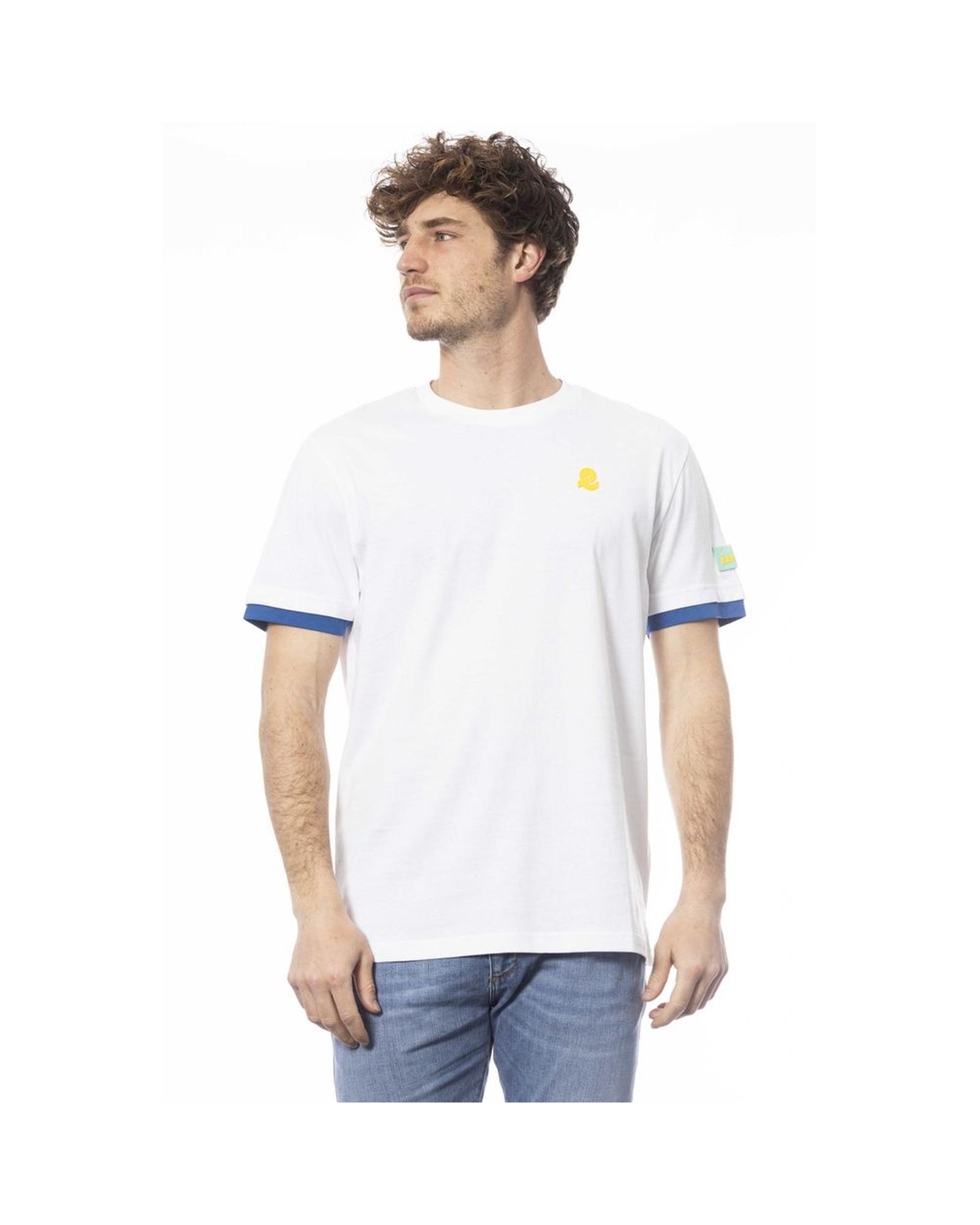 V539-IN-24046-L-168627-00 Invicta Men's White Cotton T-Shirt - L - Image 1