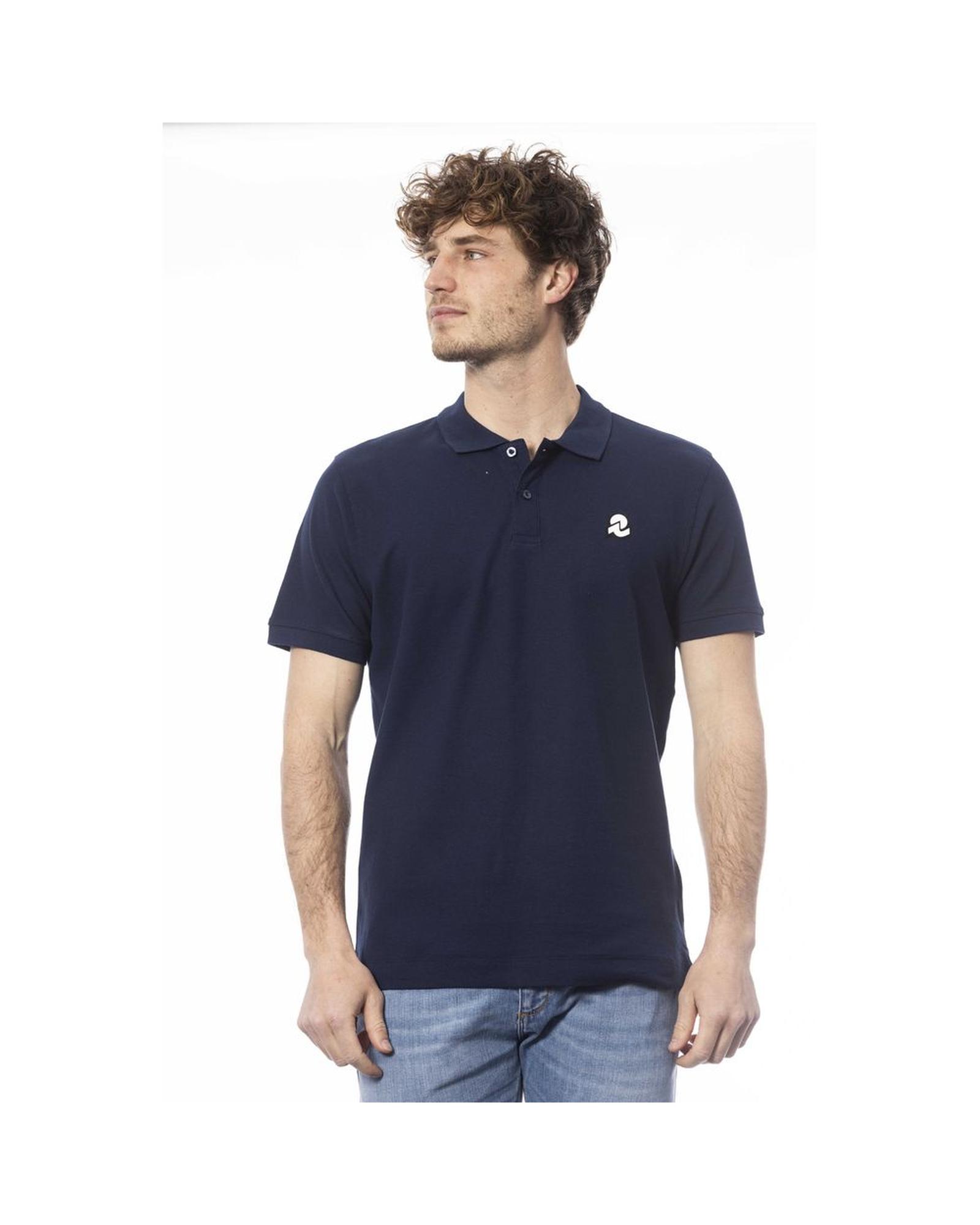 V539-IN-24051-M-171951-00 Invicta Men's Blue Cotton Polo Shirt - M - Image 1
