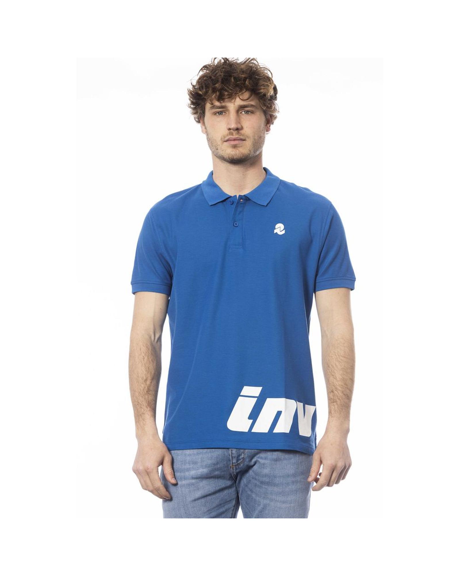 V539-IN-24058-M-202506111715-00 Invicta Men's Blue Cotton Polo Shirt - M - Image 1