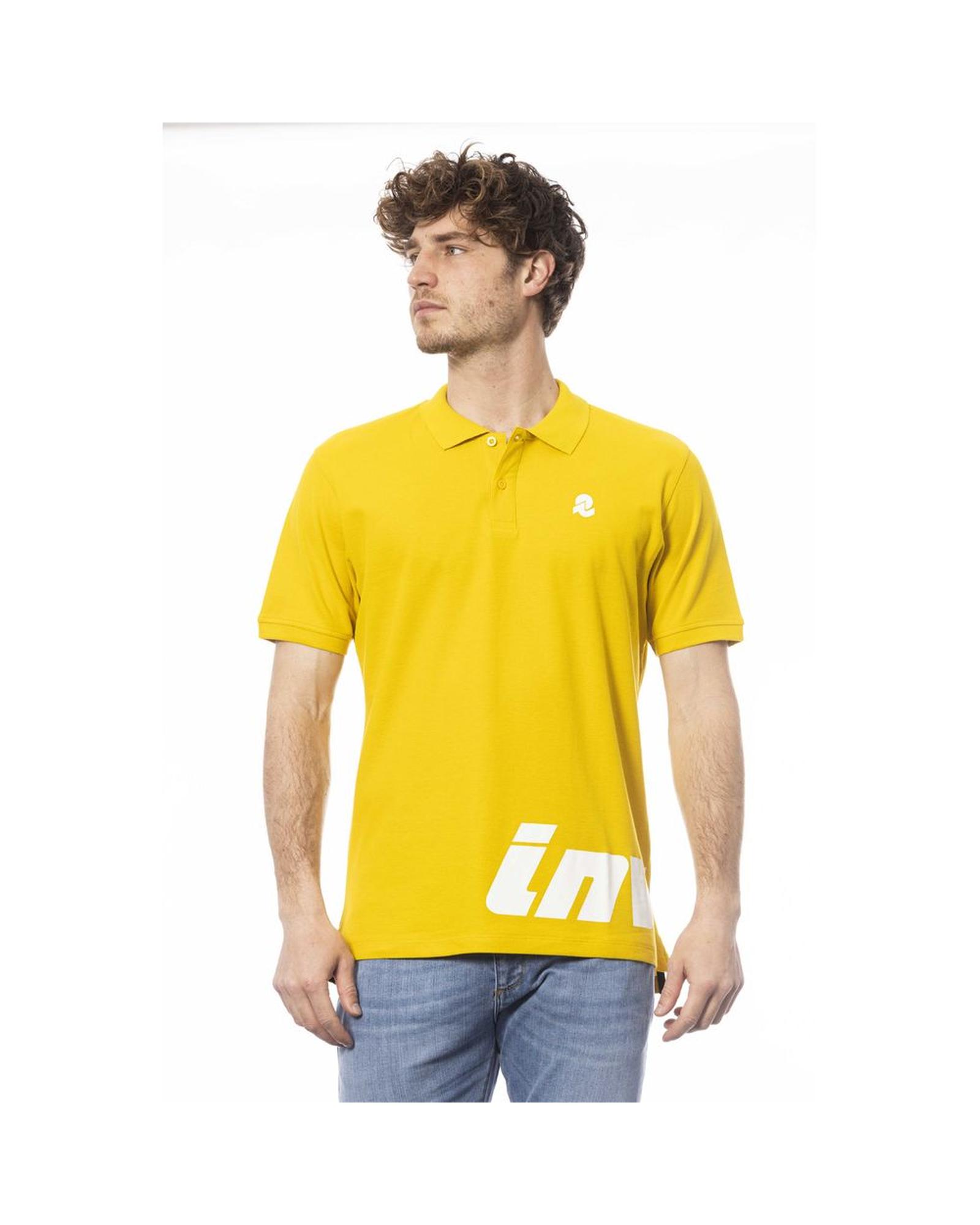V539-IN-24060-L-202506170241-00 Invicta Men's Yellow Cotton Polo Shirt - L - Image 1