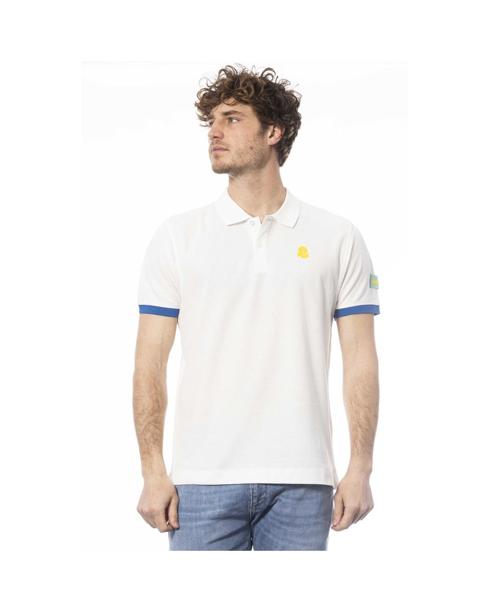 V539-IN-24062-M-202506111652-00 Invicta Men's White Cotton Polo Shirt - M - Image 1