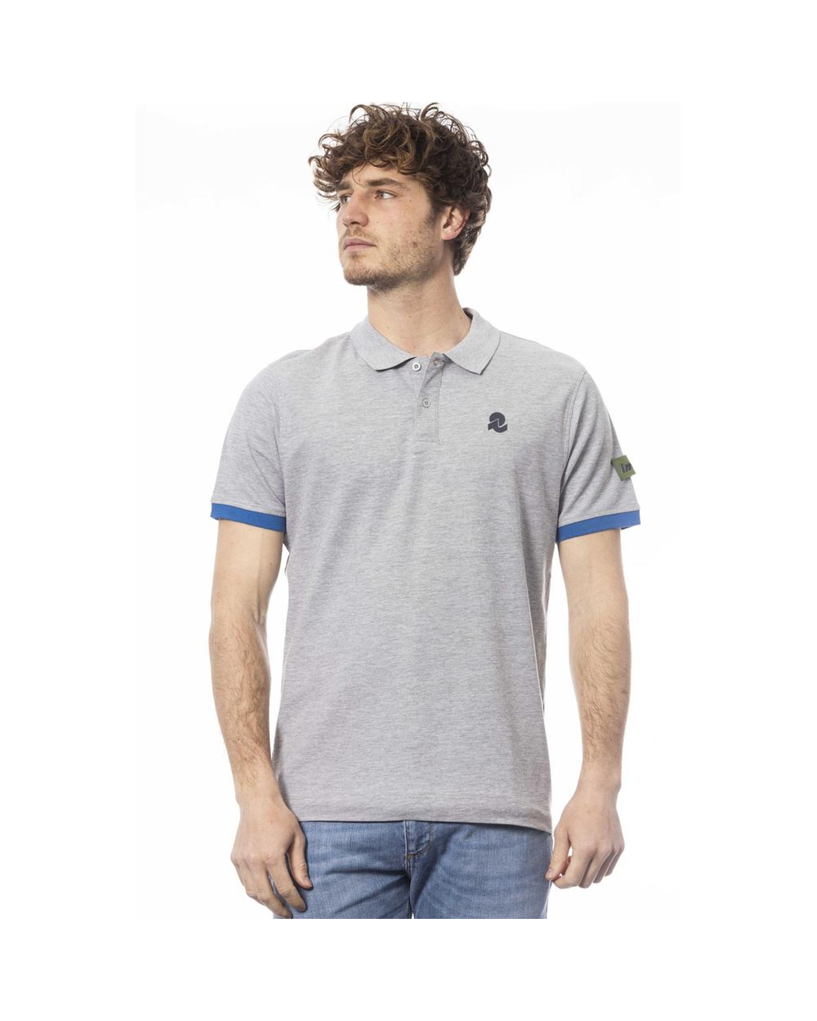 V539-IN-24064-XL-202506170245-00 Invicta Men's Gray Cotton Polo Shirt - XL - Image 1