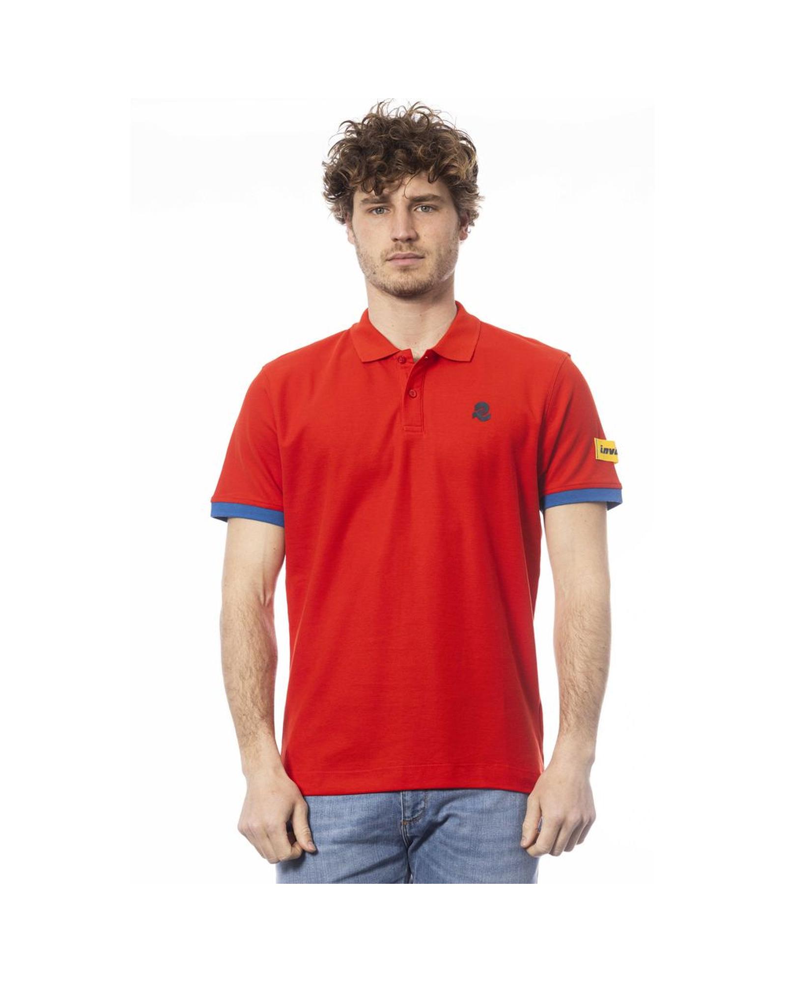 V539-IN-24065-L-202506111812-00 Invicta Men's Red Cotton Polo Shirt - L - Image 1