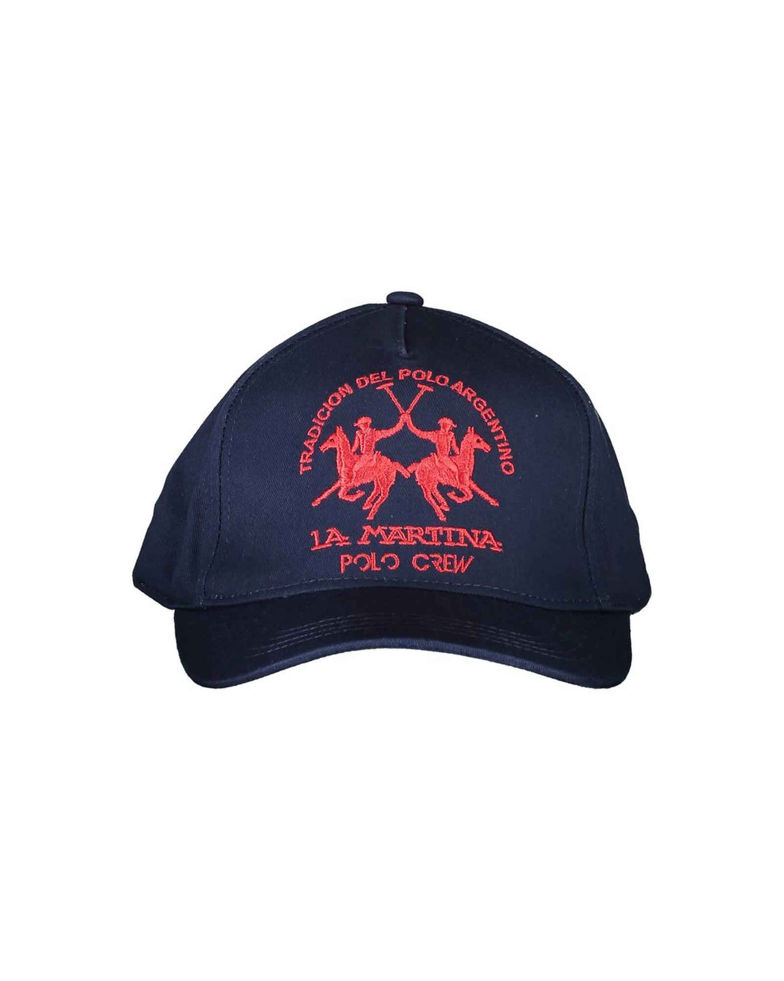 V539-LA-21486-202506170636-00 La Martina Men's Blue Cotton Hats & Cap - One Size - Image 1