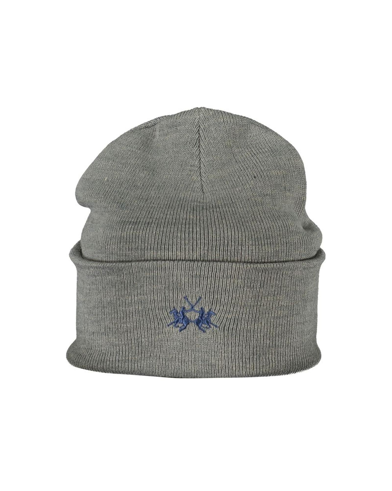 V539-LA-27038-202506170731-00 La Martina Men's Gray Polyester Hats & Cap - One Size - Image 1