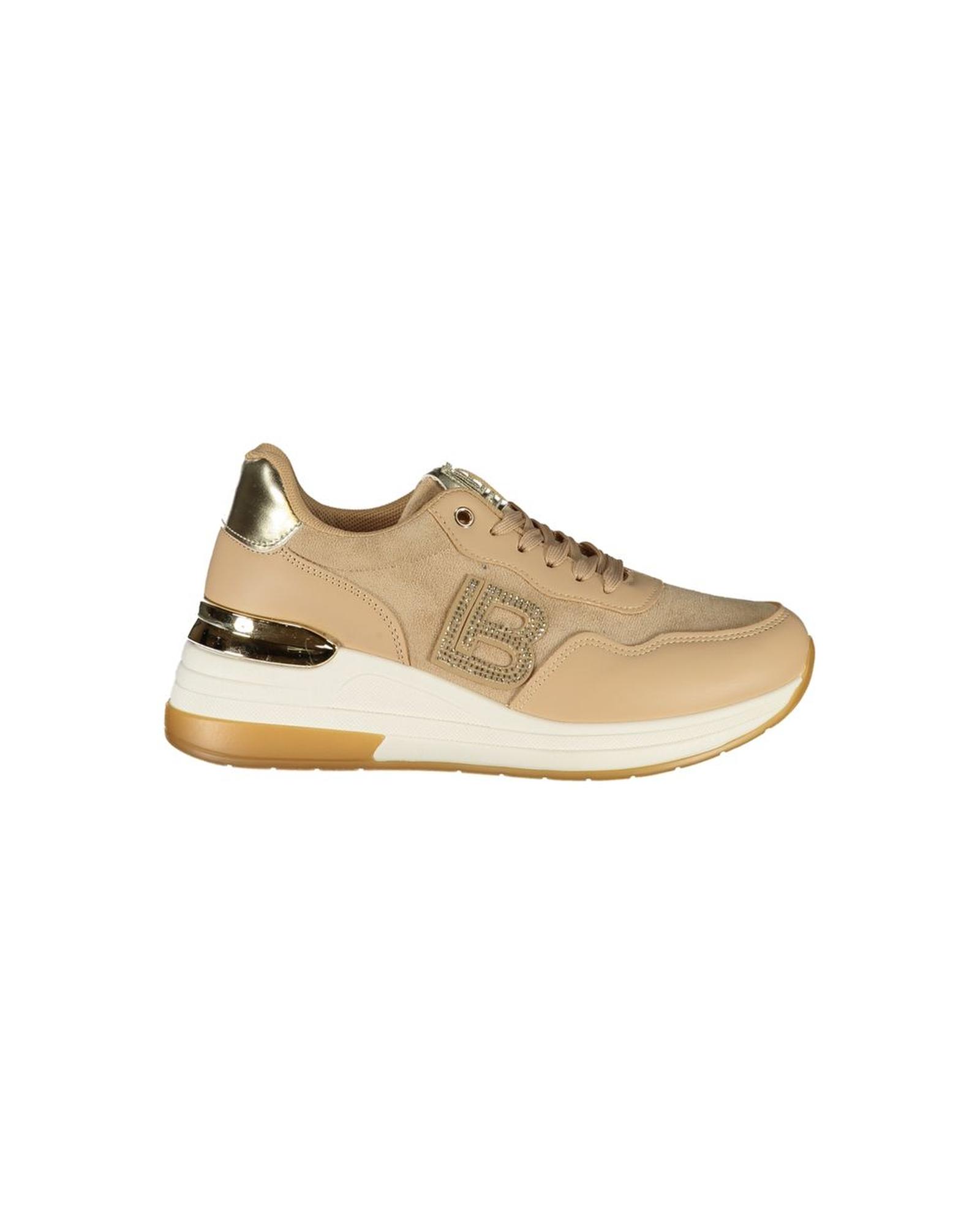 V539-LA-36483-EU37US7-202506170547-00 Laura Biagiotti Women's Beige Polyester Sneaker - 37 EU - Image 1