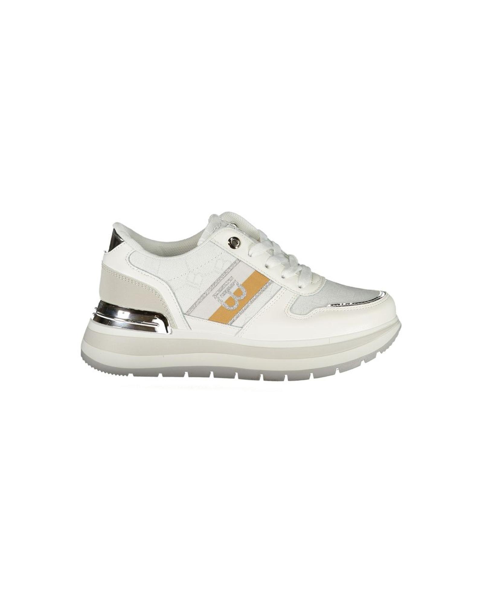 V539-LA-36492-EU39US9-202506170610-00 Laura Biagiotti Women's White Polyester Sneaker - 39 EU - Image 1