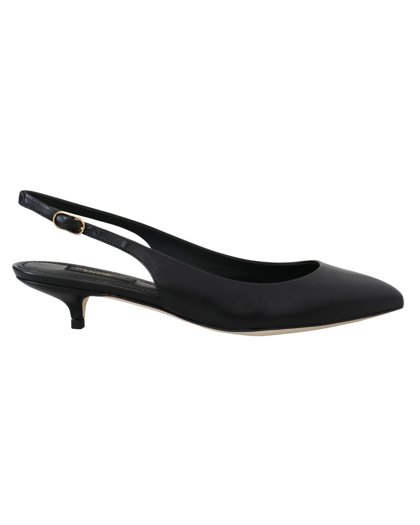 V539-LA10098-37-202509031450-00 Slingbacks Heels Pumps with Buckle Closure and Logo Details 37 EU Women - Image 1