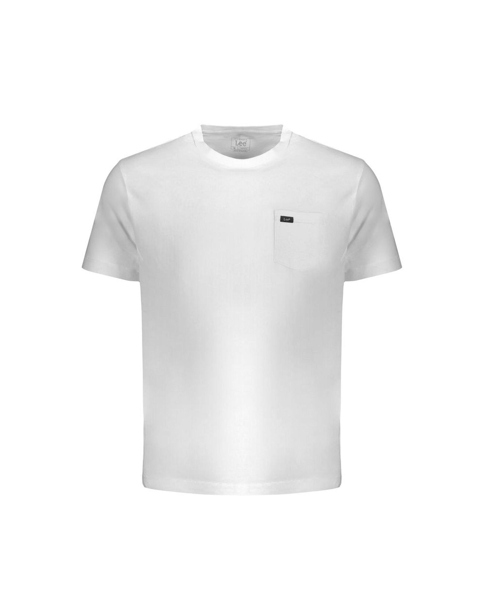 V539-LE-31615-XL-202506170710-00 Lee Men's White Cotton T-Shirt - XL - Image 1