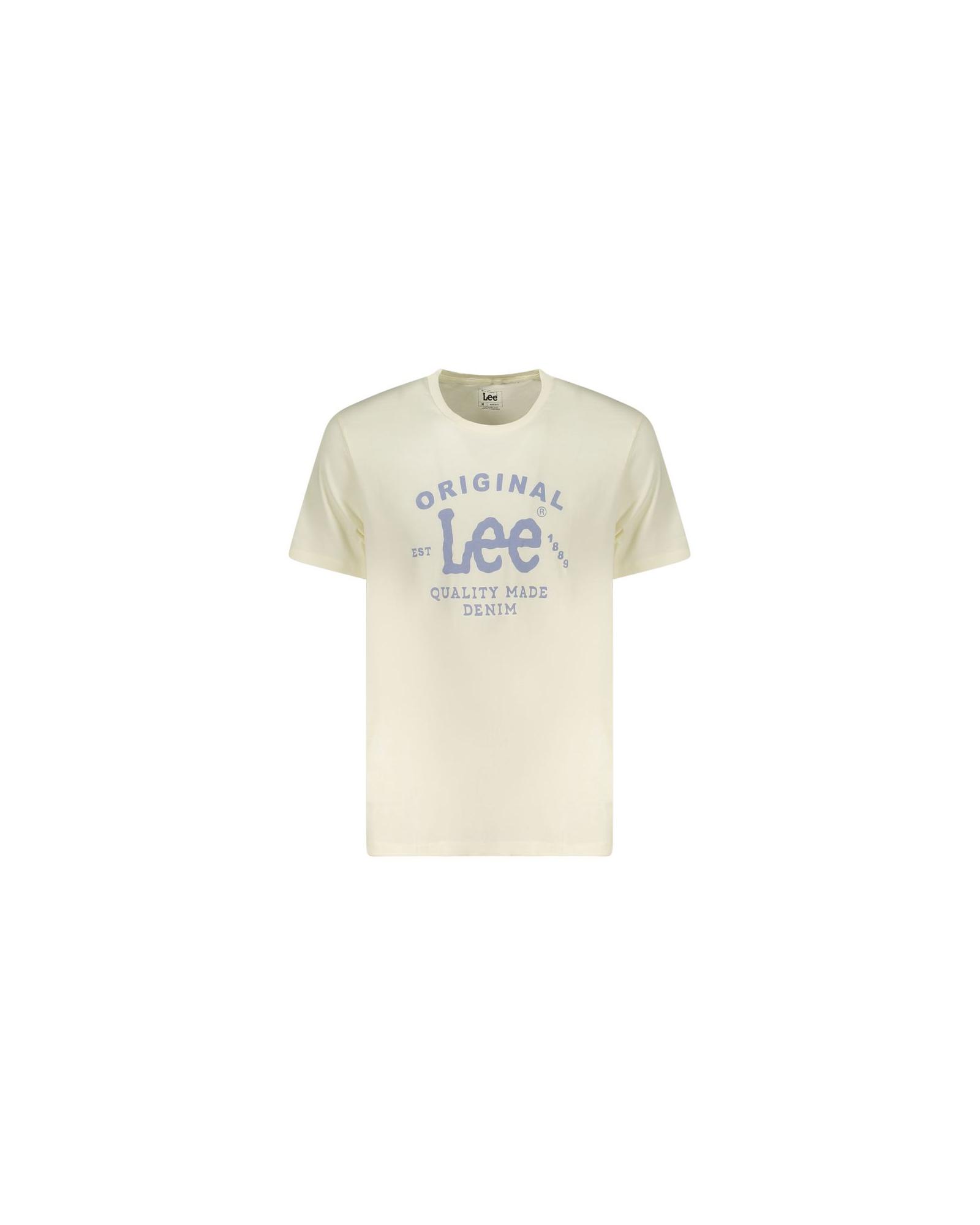 V539-LE-35374-XXL-202506171031-00 Lee Men's Beige Cotton T-Shirt - 2XL - Image 1