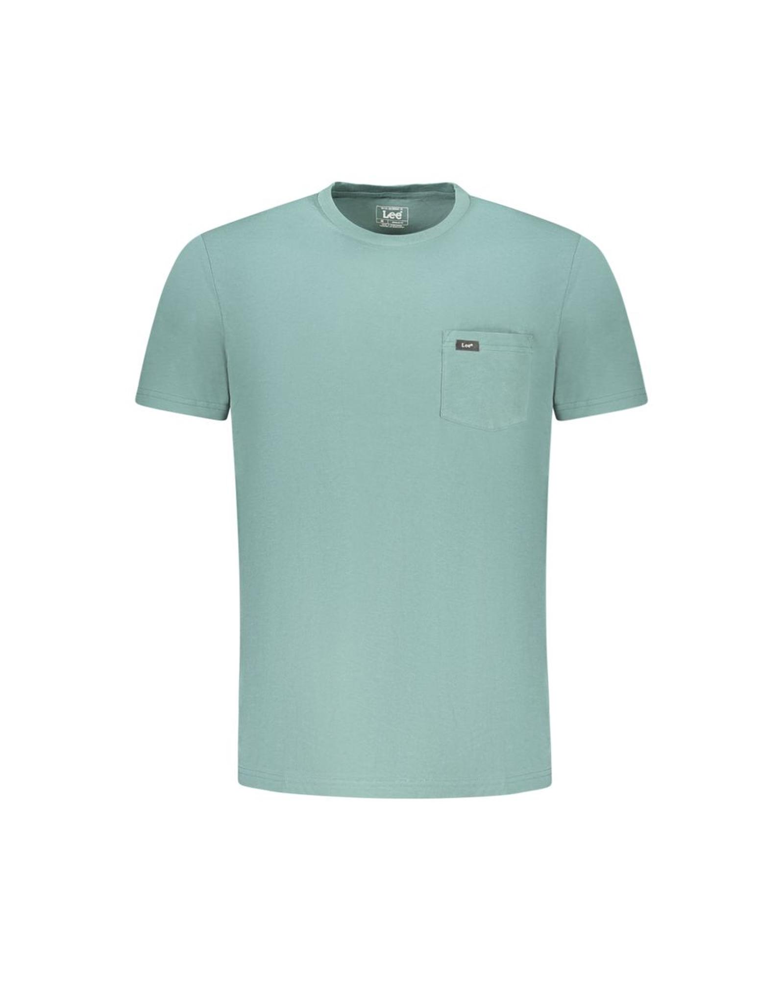 V539-LE-35375-M-202506171031-00 Lee Men's Green Cotton T-Shirt - M - Image 1
