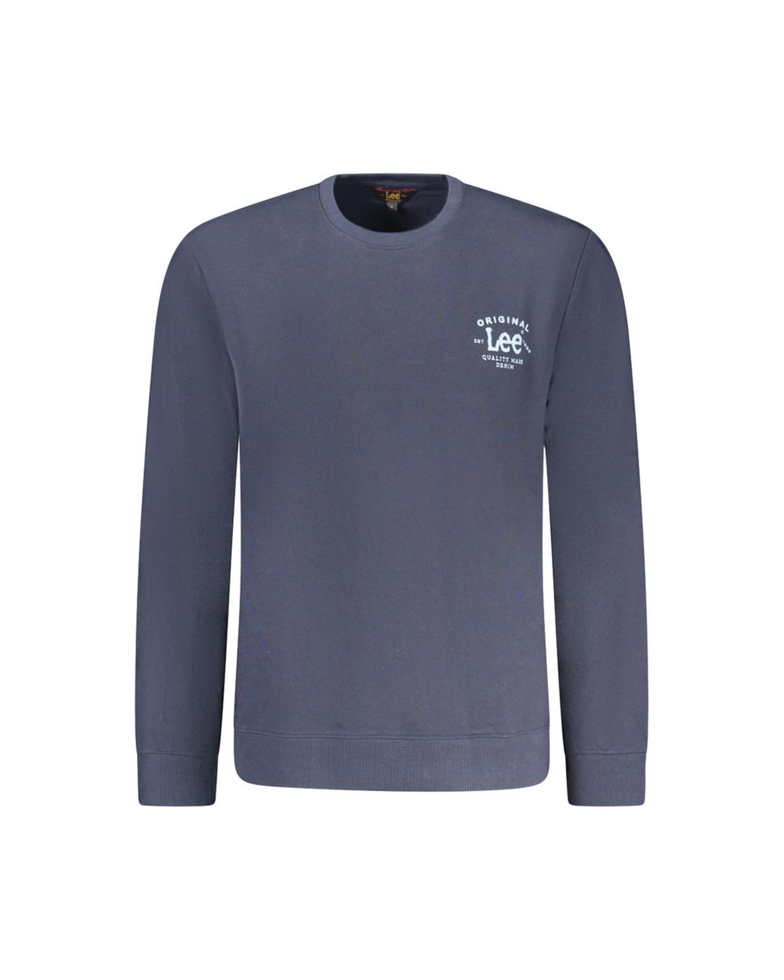 V539-LE-35377-S-202506171036-00 Lee Men's Blue Cotton Sweater - S - Image 1