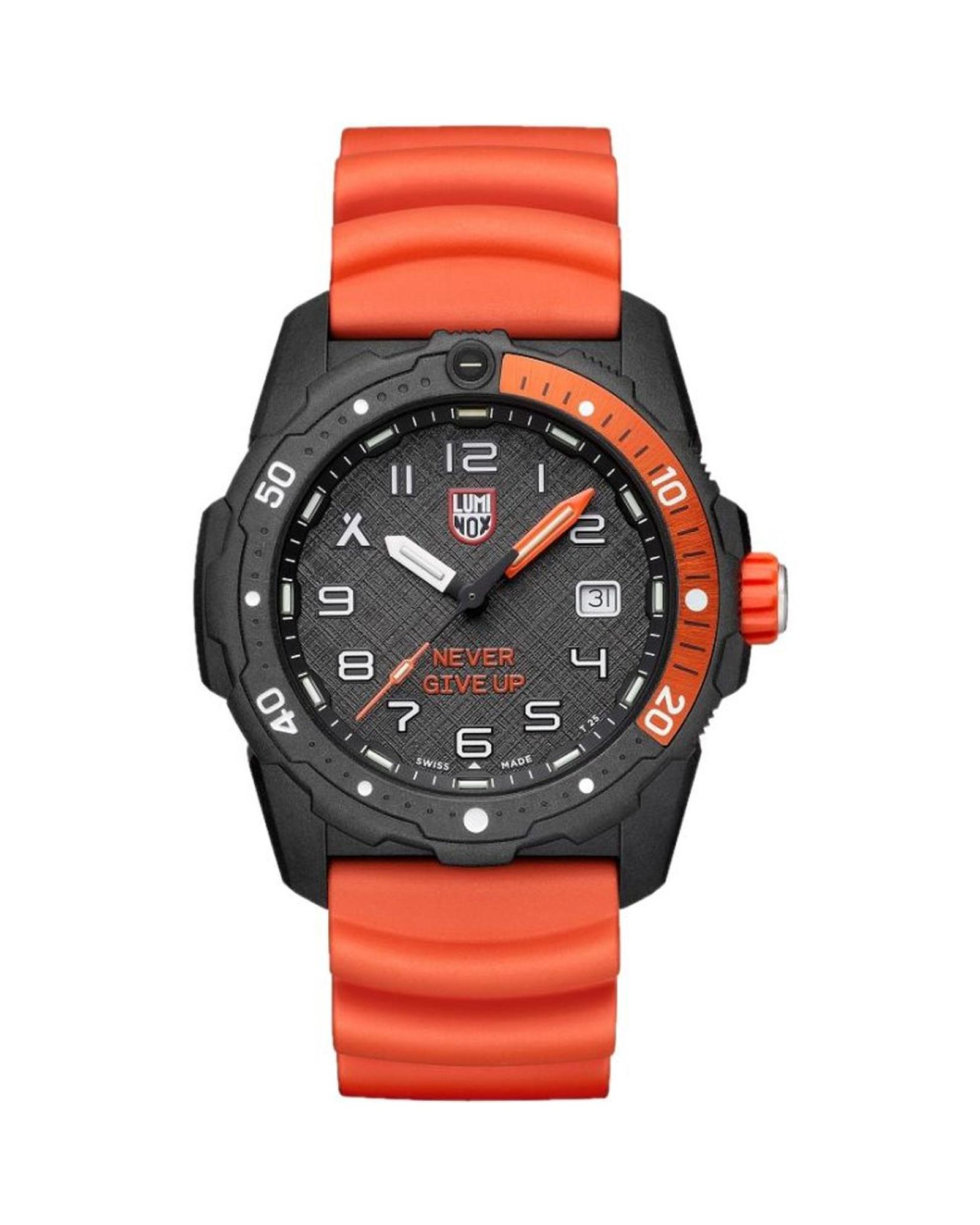 V539-LUXB3729NGUAC-202506170935-00 Luminox Men's Orange Rubber Watch - One Size - Image 1