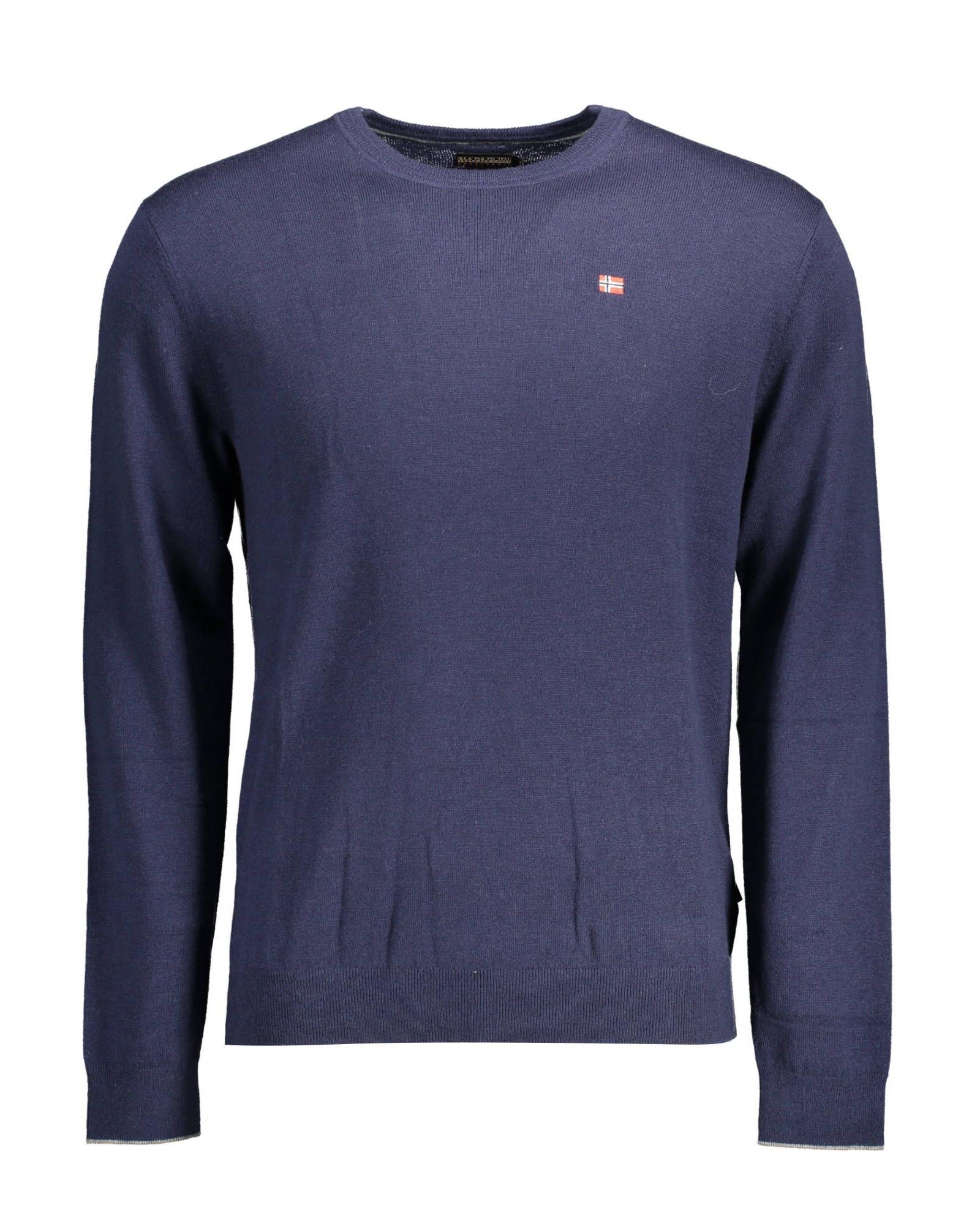 V539-NA-14621-3XL-170994-00 Napapijri Men's Blue Wool Shirt - 3XL - Image 1