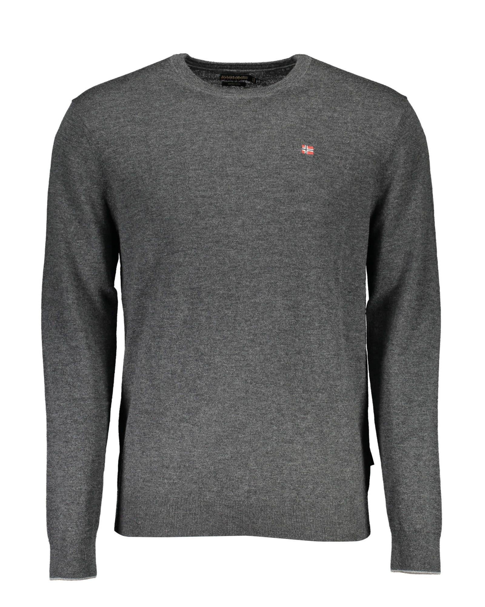 V539-NA-15756-S-171346-00 Napapijri Men's Gray Wool Shirt - S - Image 1