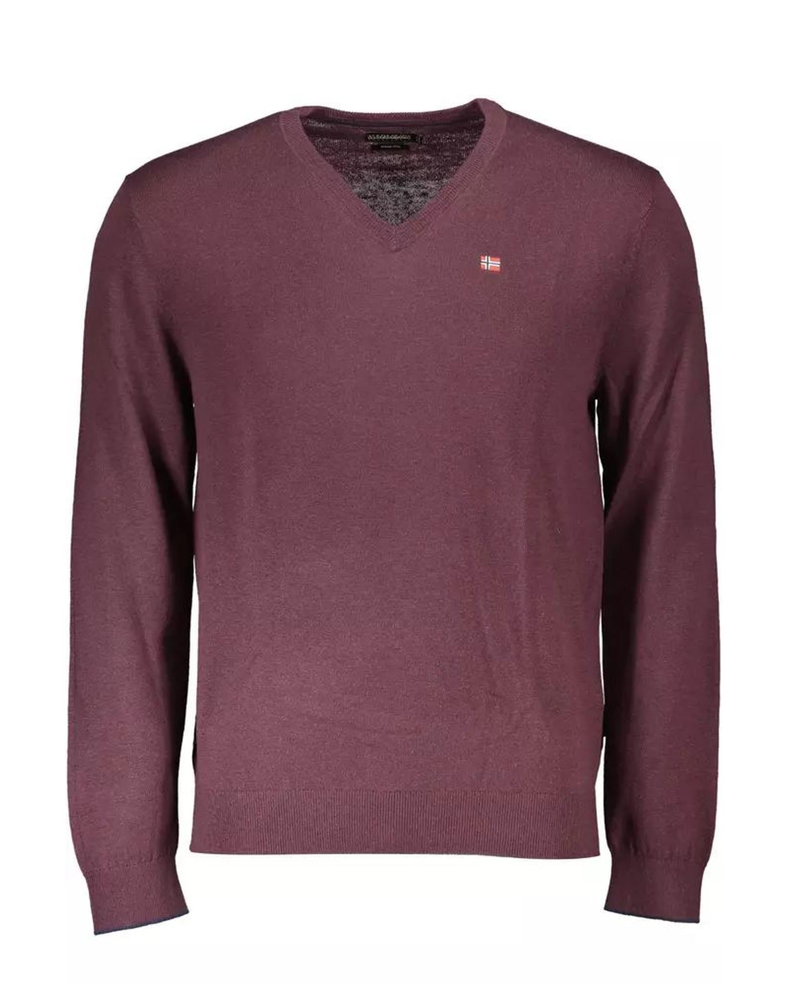 V539-NA-21708-XS-170962-00 Napapijri Men's Red Wool Shirt - XS - Image 1